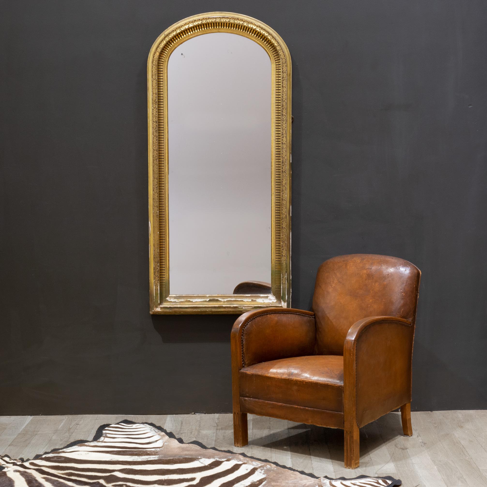 ABOUT

Contact us for more shipping options: S16 Home San Francisco. 

An antique French Louis Philippe mirror with curved top corners, gold plate finish, floral etched and inner striped pattern. Original mirror and wooden back.

    CREATOR