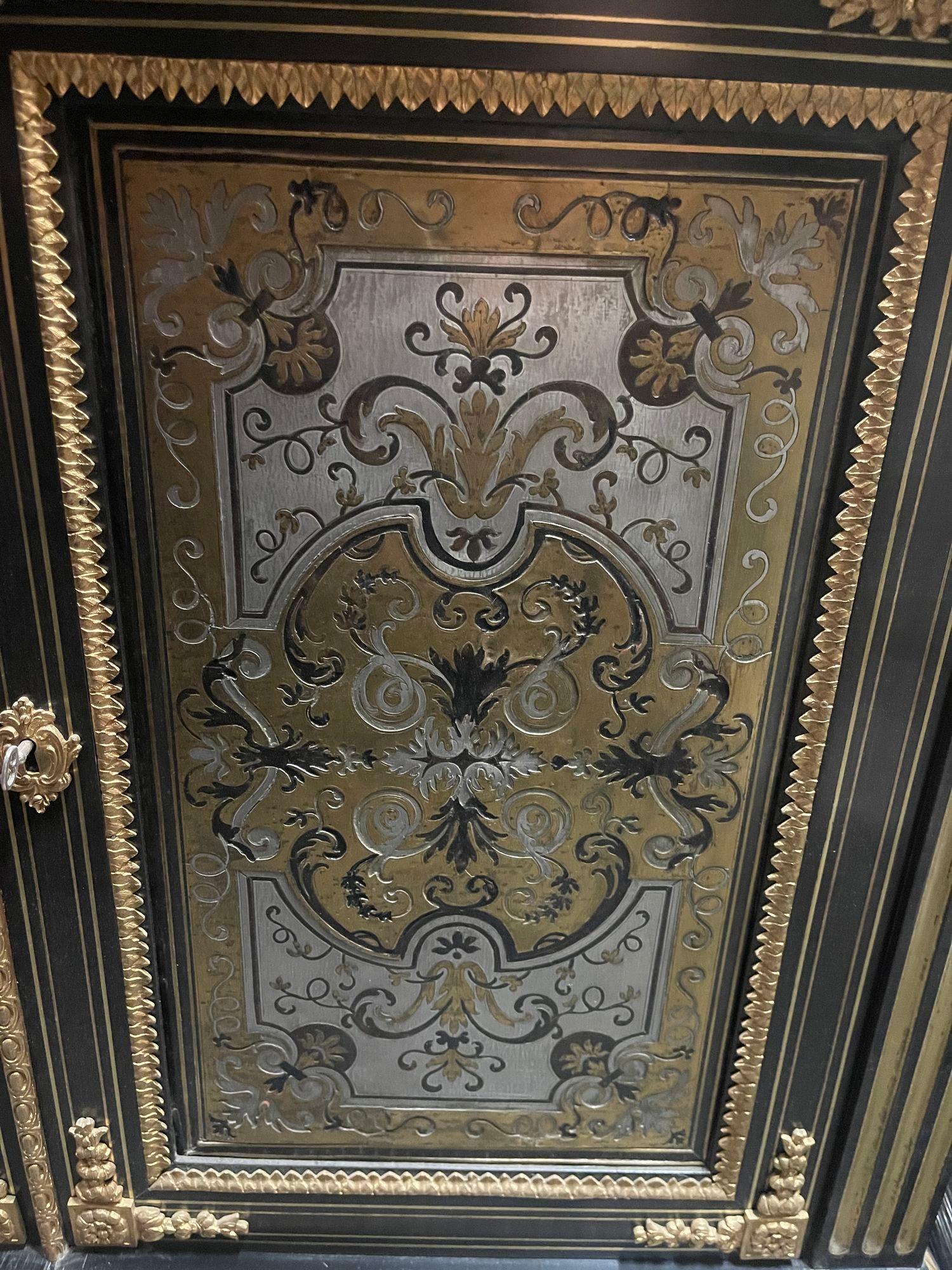 A.I.C. francese del XIX secolo in stile Luigi XIV con intarsio di Henry Dasson in vendita 5