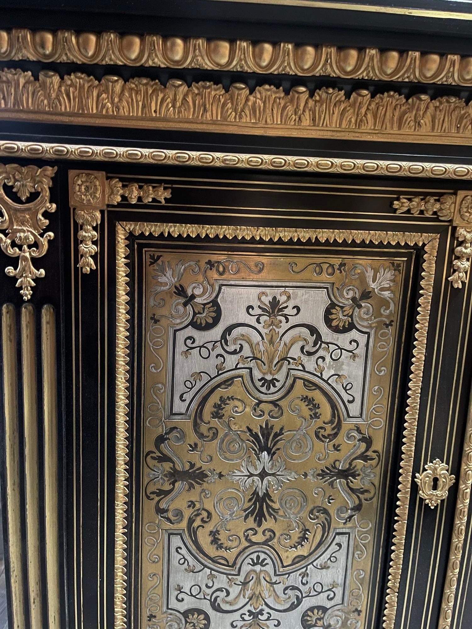 A.I.C. francese del XIX secolo in stile Luigi XIV con intarsio di Henry Dasson In condizioni buone in vendita a Los Angeles, CA