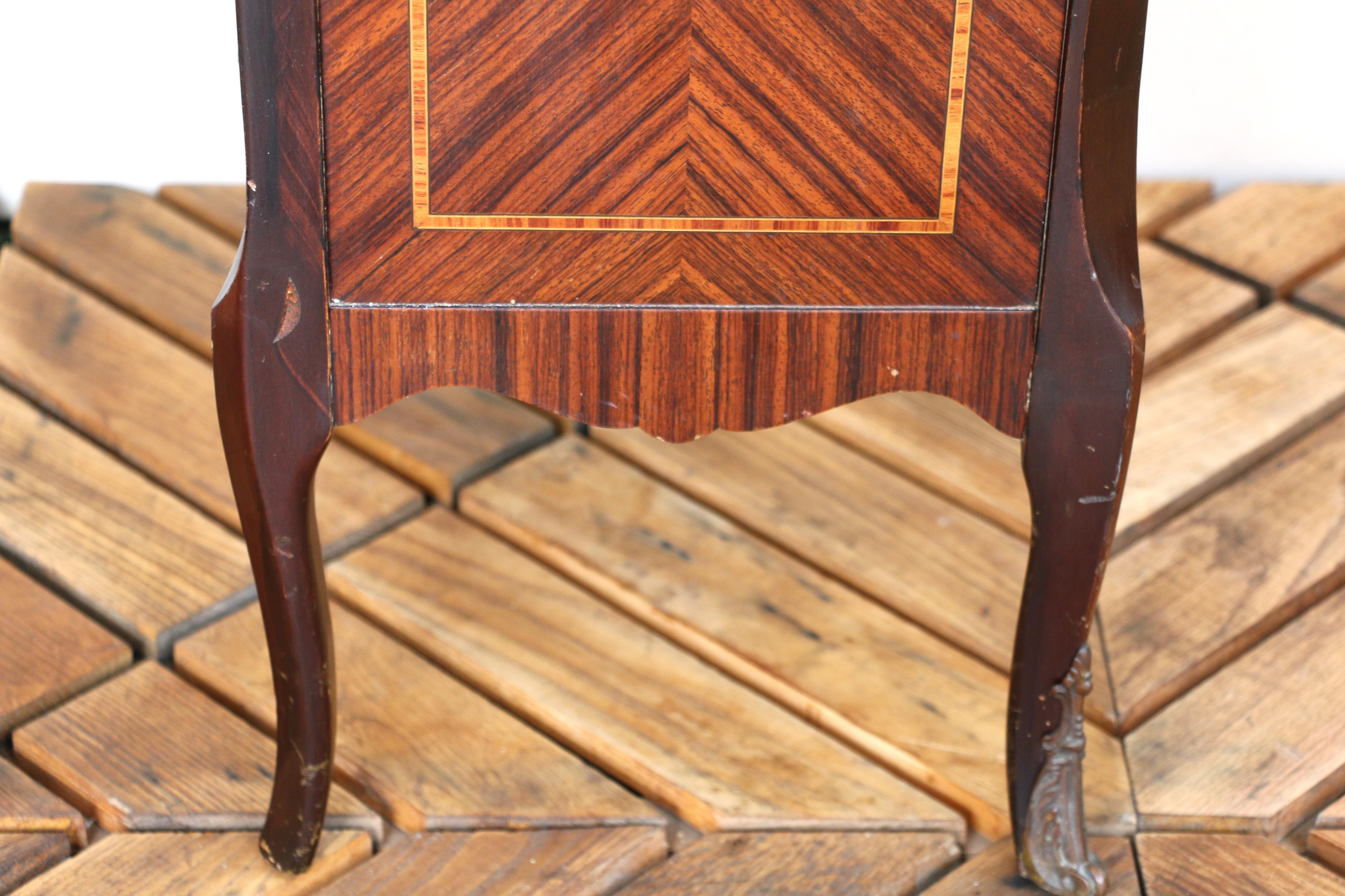 19th C. French Louis XV Inlaid Lingerie Chest/Semainier For Sale 15