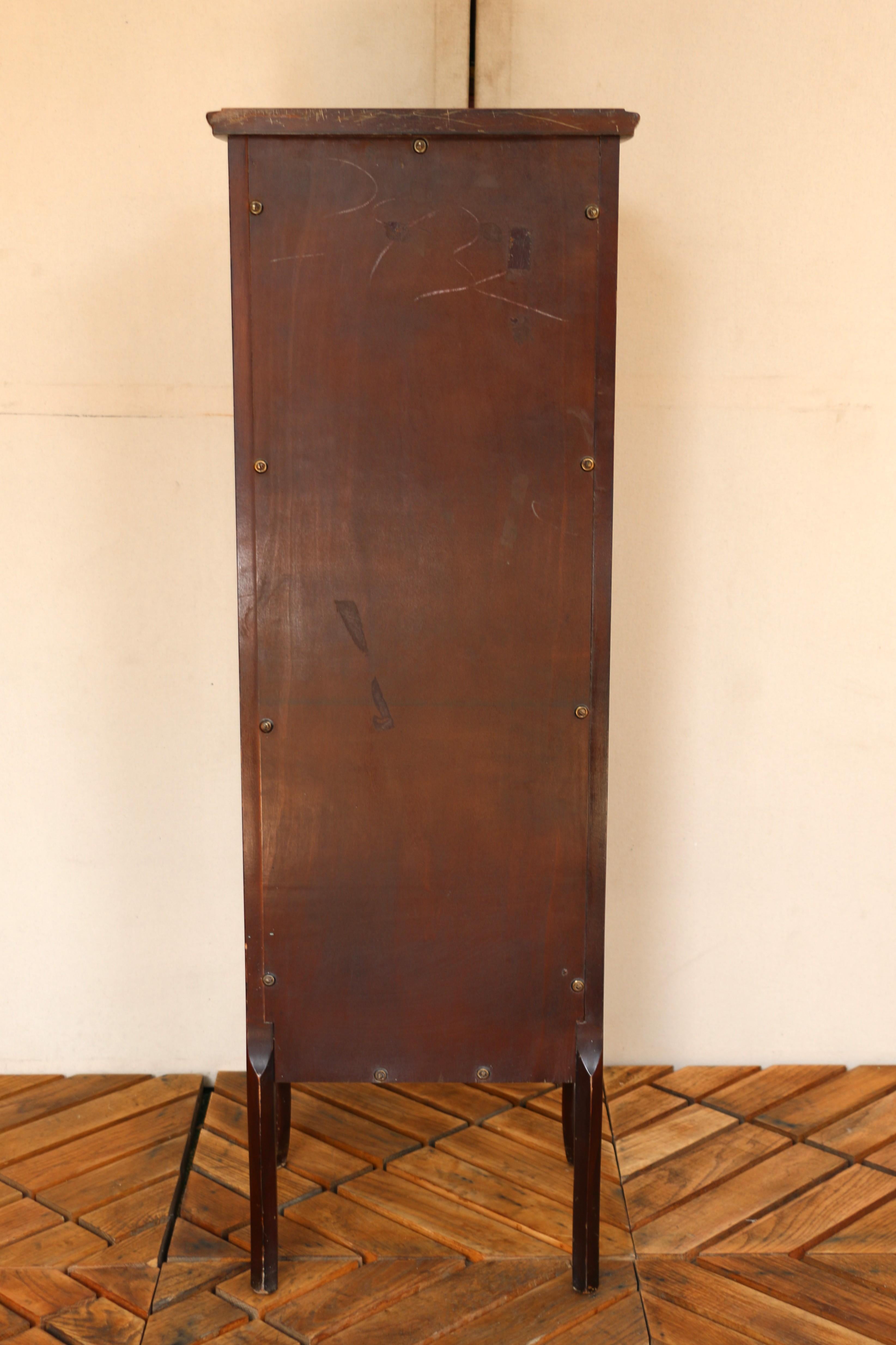 19th C. French Louis XV Inlaid Lingerie Chest/Semainier For Sale 4