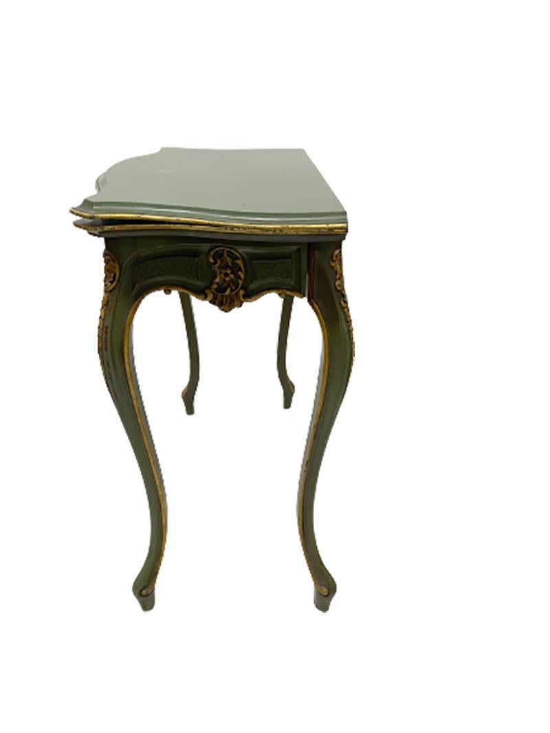 19th C French Louis XV Style Card or Game Table, Ca 1860 For Sale 3