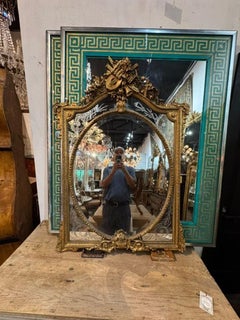19th c. French Louis XVI Giltwood Mirror