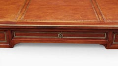 19th c. French Louis XVI Mahogany Bureau Plat