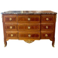 19th c. French Louis XVI Transitional Commode