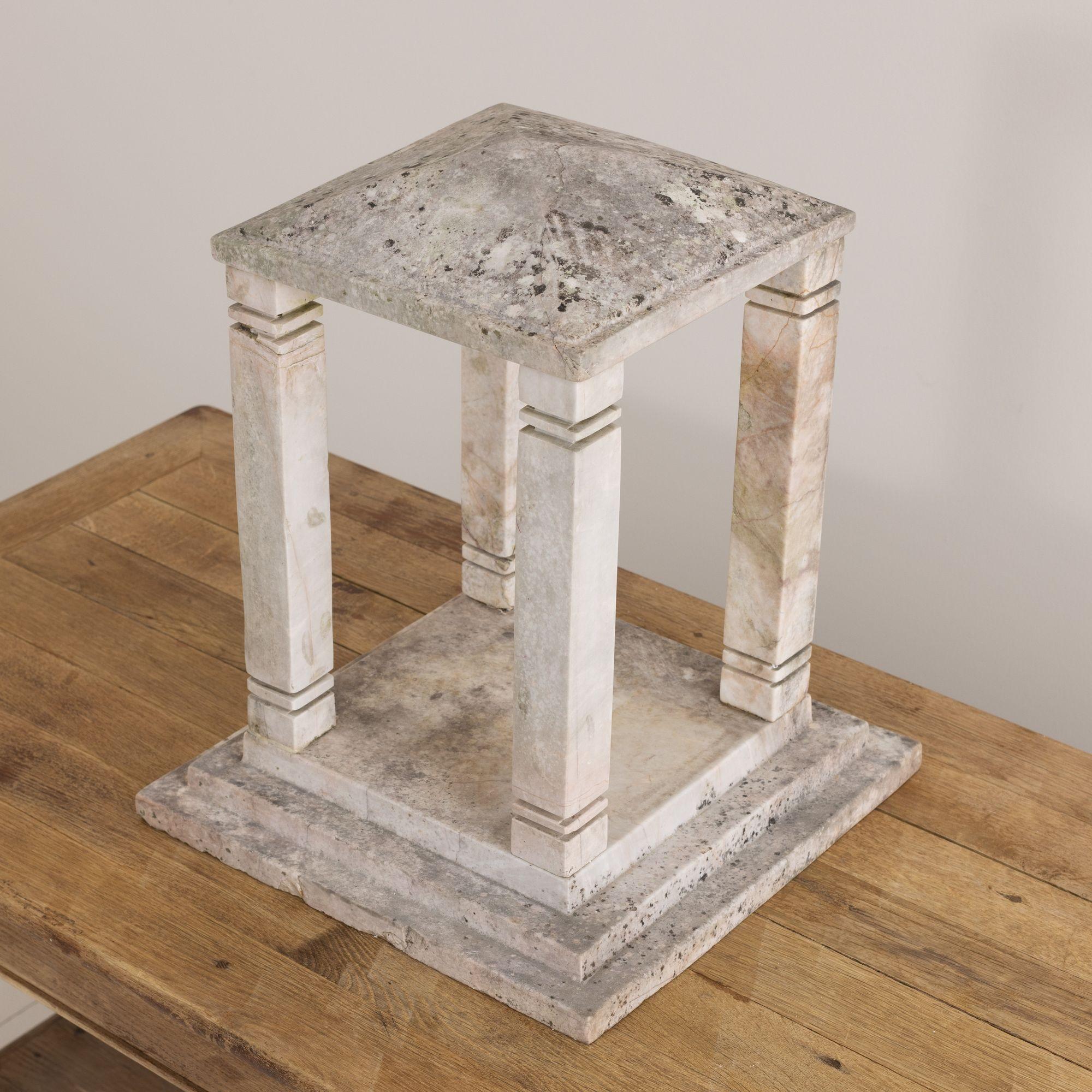 19th Centiury French Marble Bird House For Sale 7