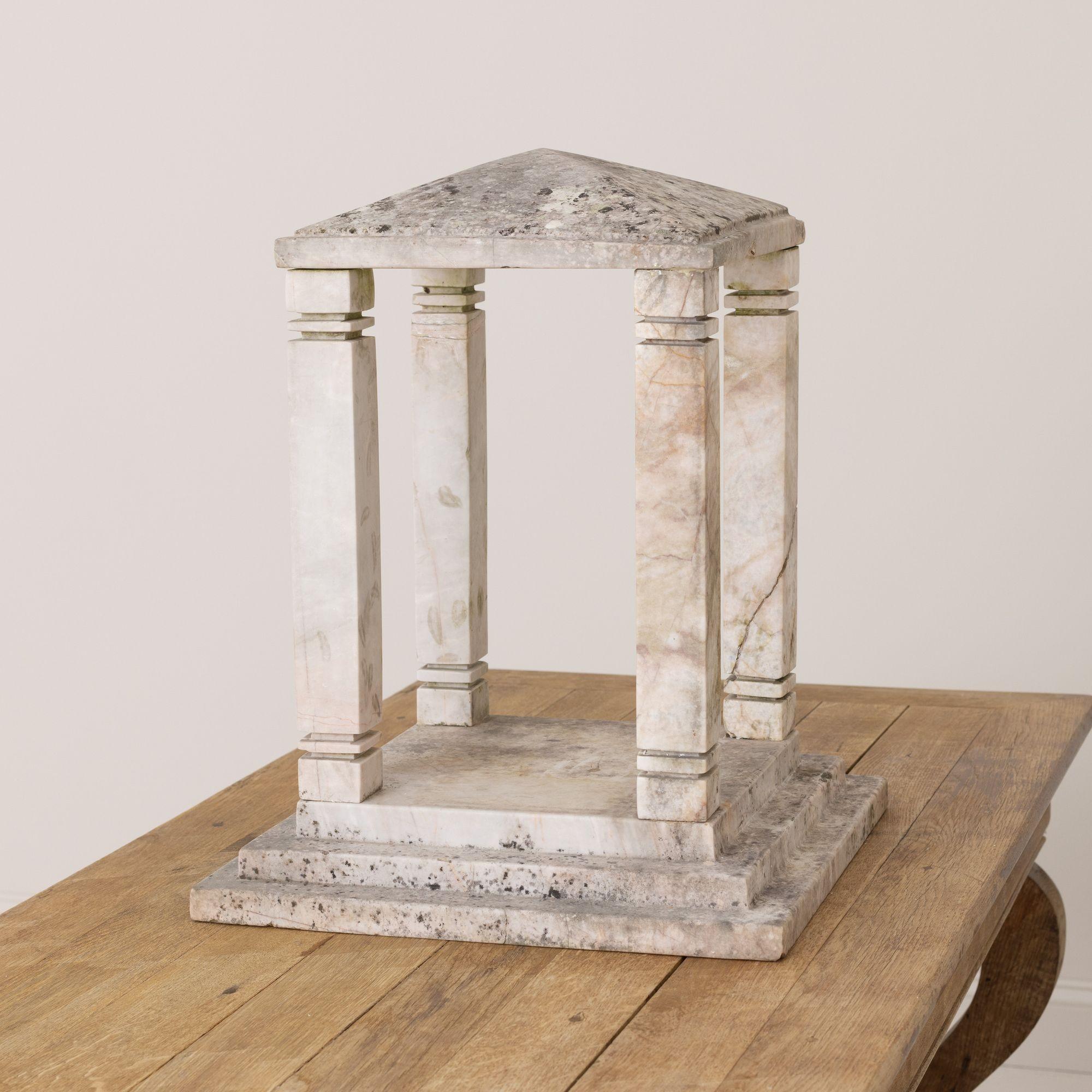 19th Centiury French Marble Bird House For Sale 1