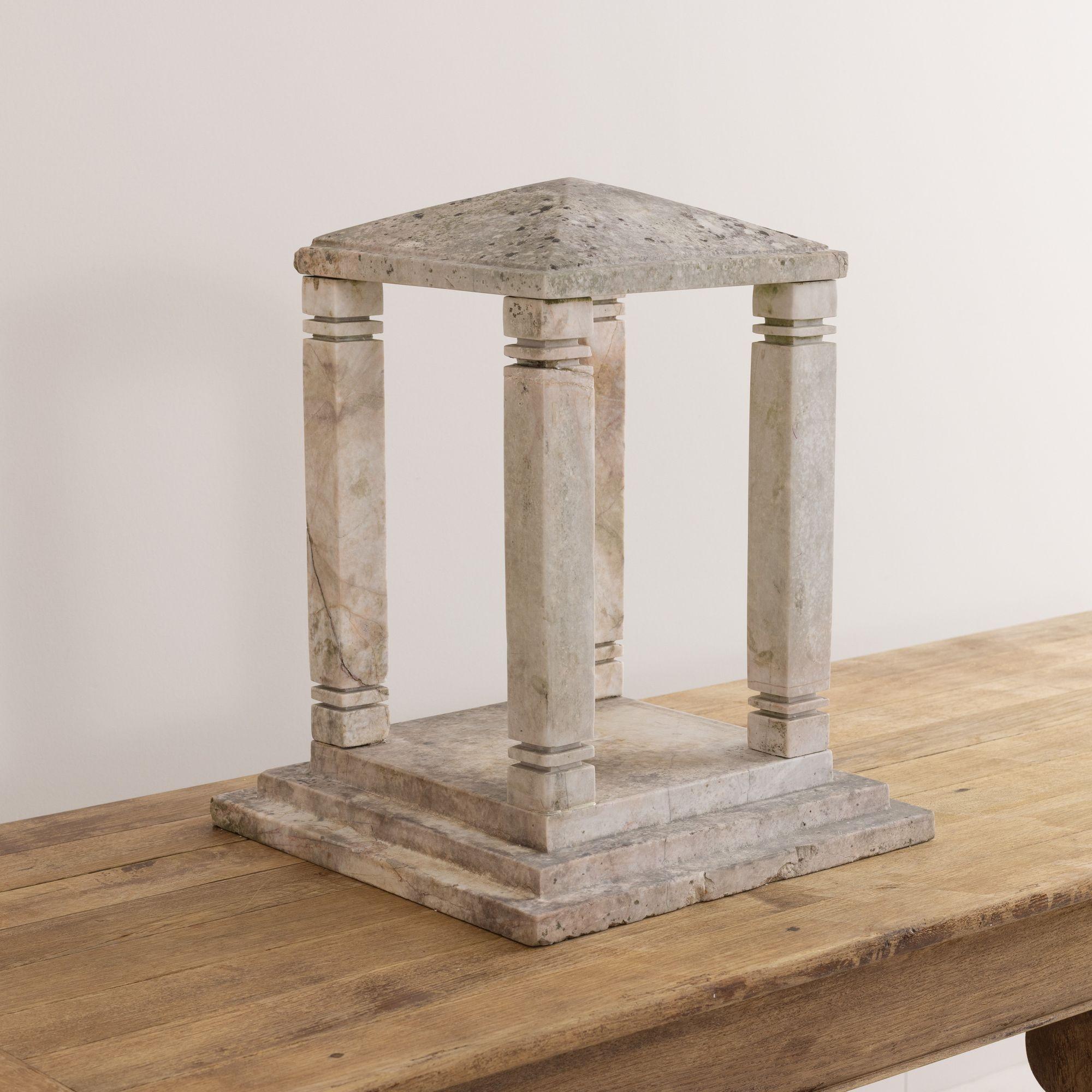 19th Centiury French Marble Bird House For Sale 2