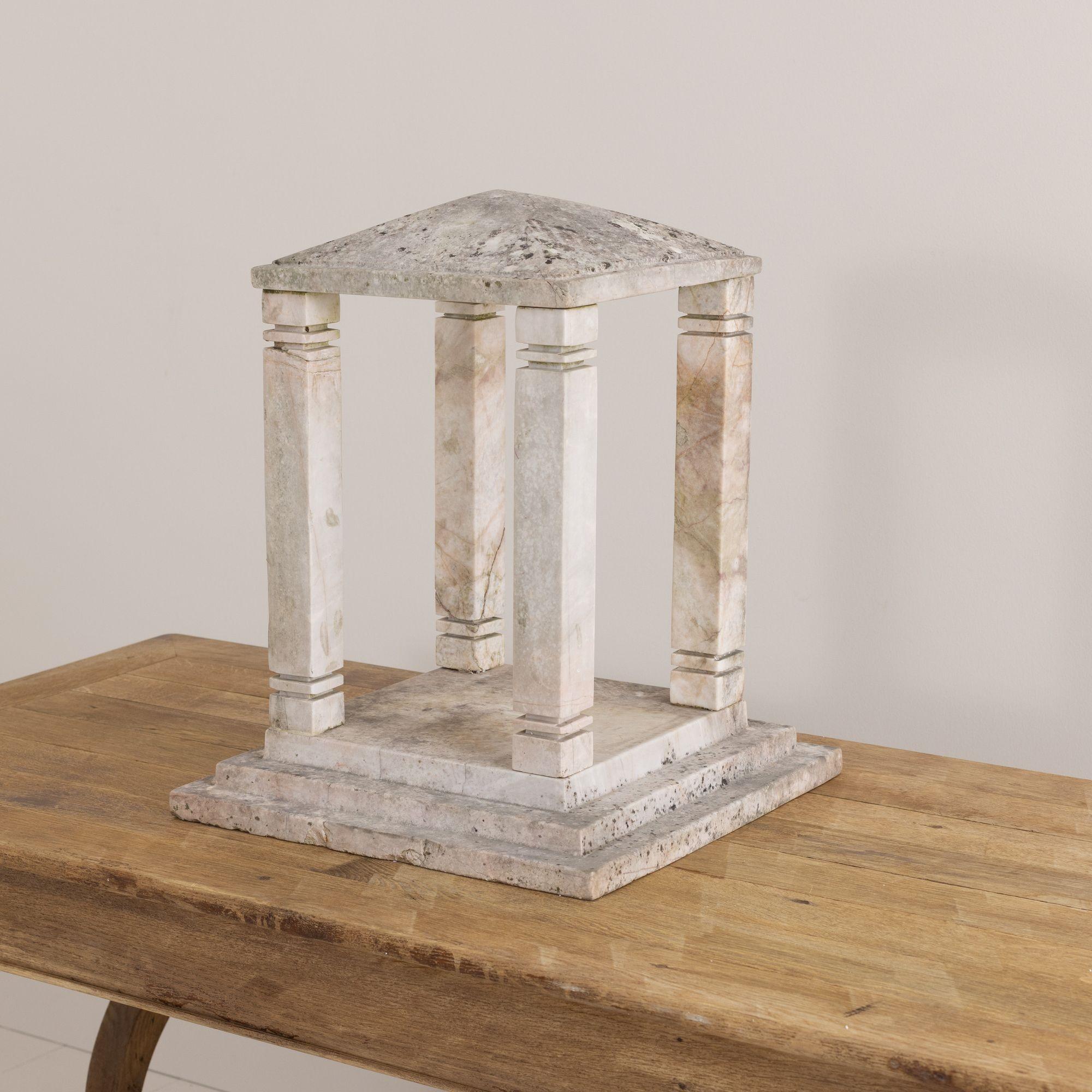 19th Centiury French Marble Bird House For Sale 3