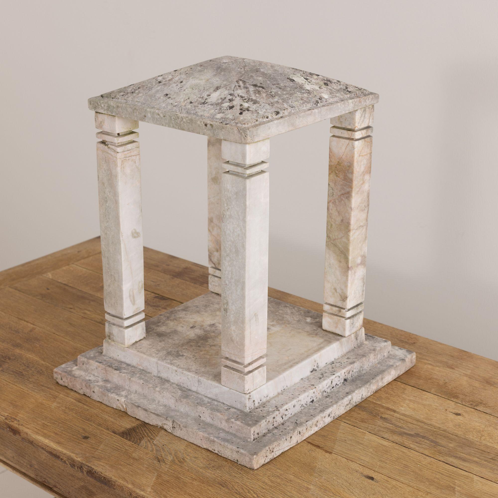 19th Centiury French Marble Bird House For Sale 4