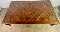 Table basse en marqueterie franaise du 19e sicle