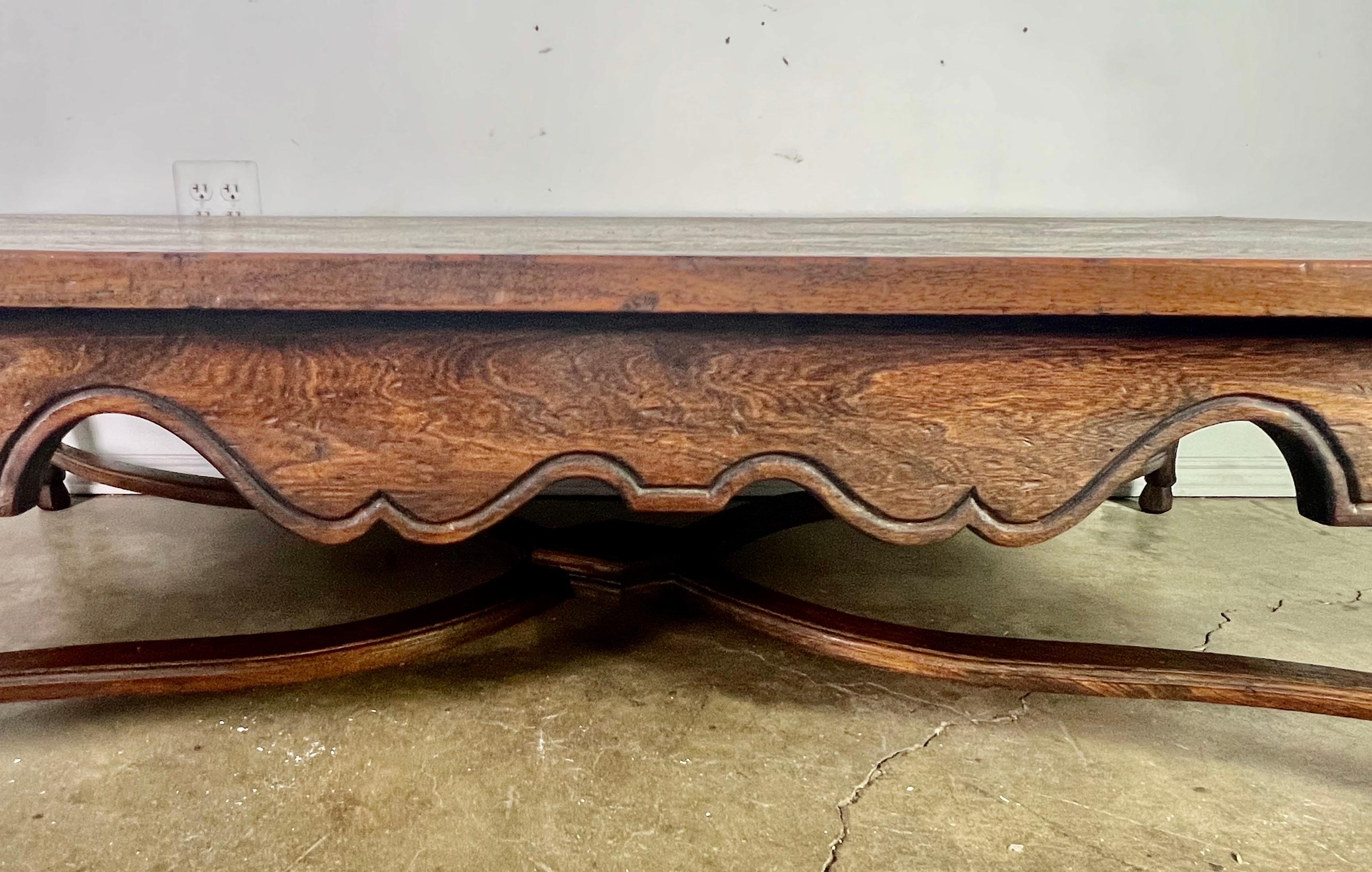 19th Century 19th C. French Marquetry Coffee Table 