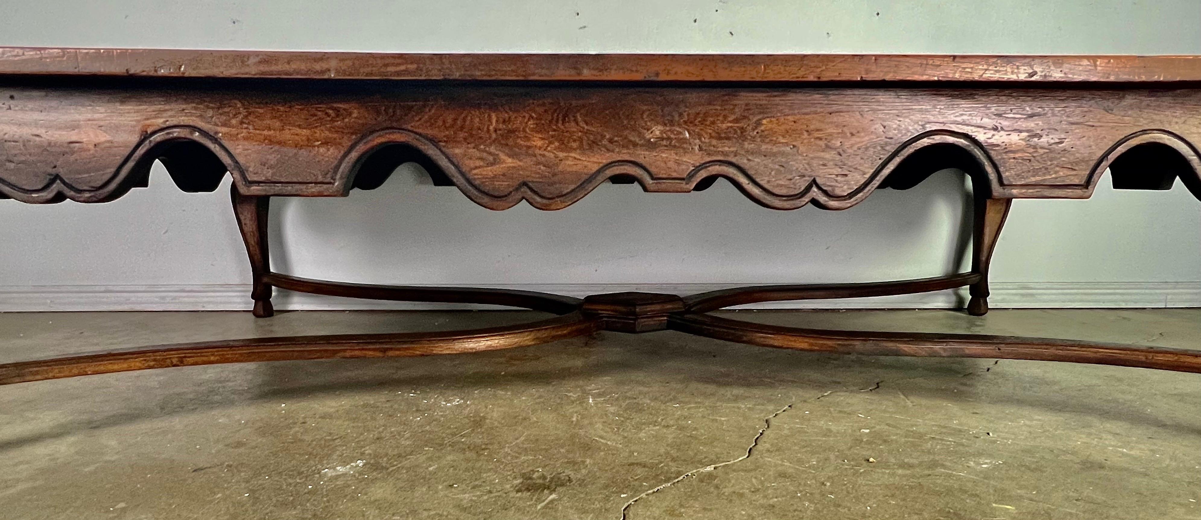 19th C. French Marquetry Coffee Table  1