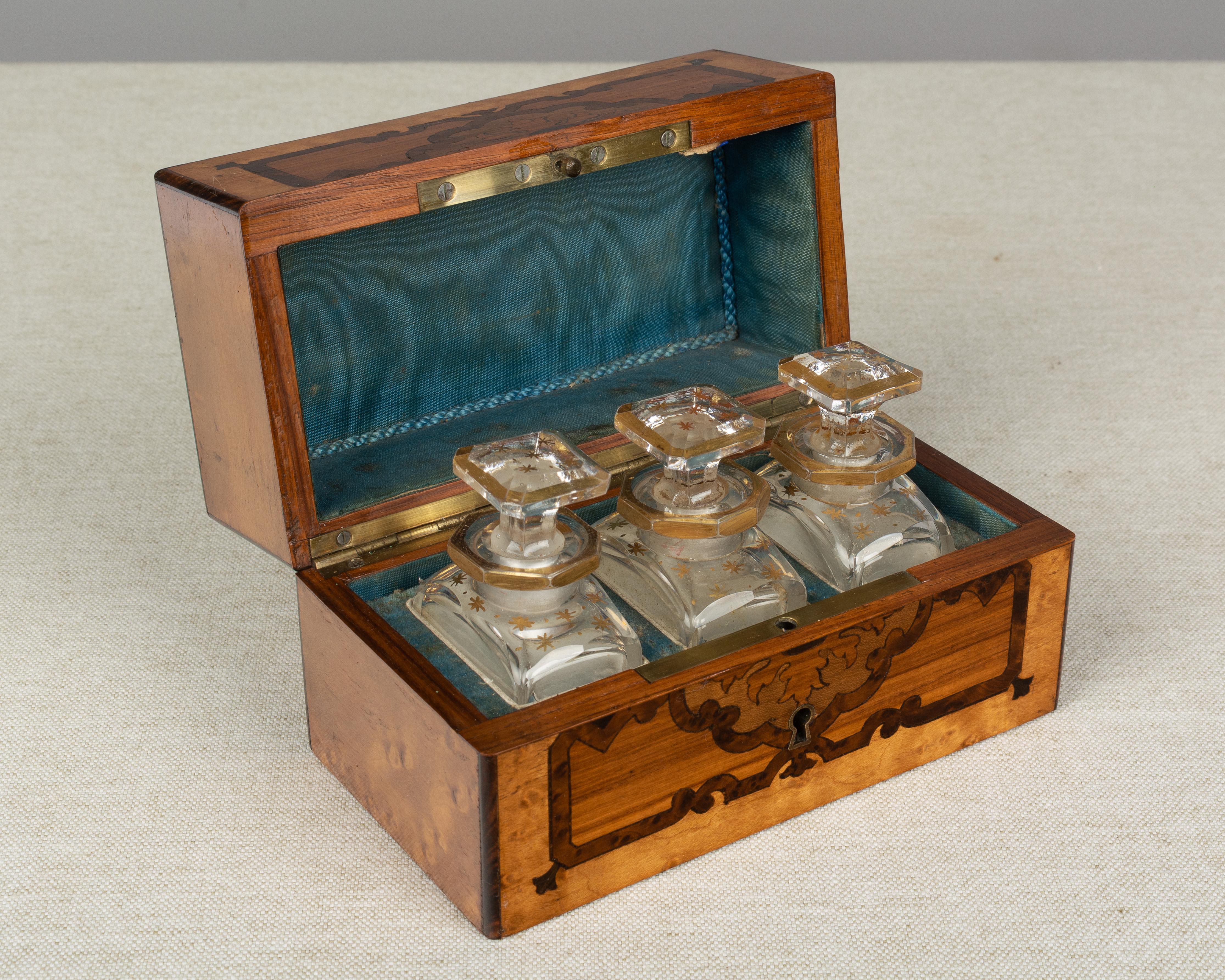 19th Century French Marquetry Perfume Box 1