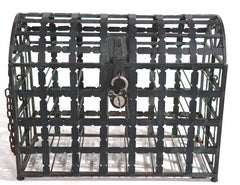 19th C French Metal Wine Chest