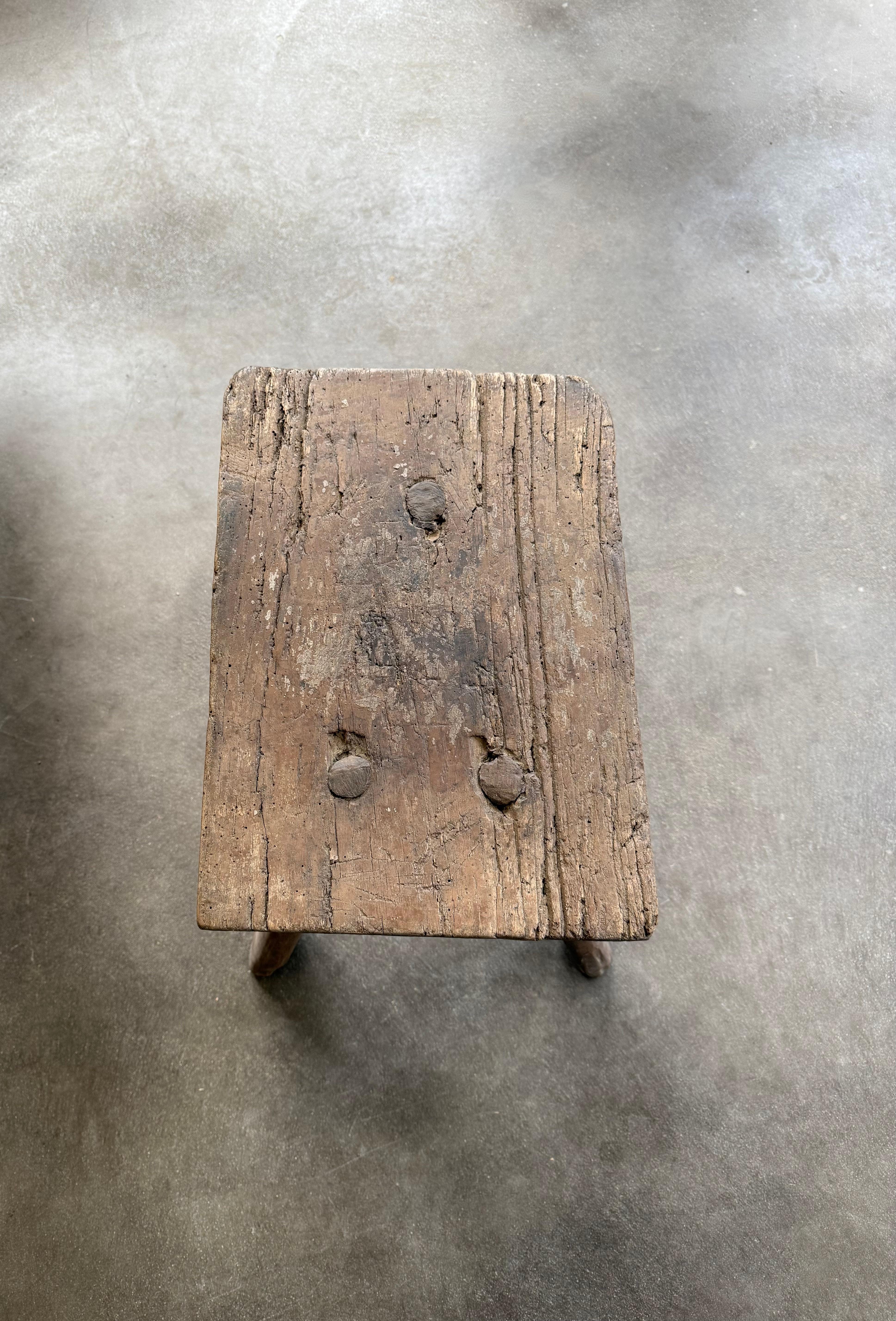 19th-century French milking stool in original condition.
It was used for milking cows and sitting on it in the shortest direction.
A beautiful original piece in solid condition, rare in this style with three sturdy legs.
The seat is 28 x 39 cm (11