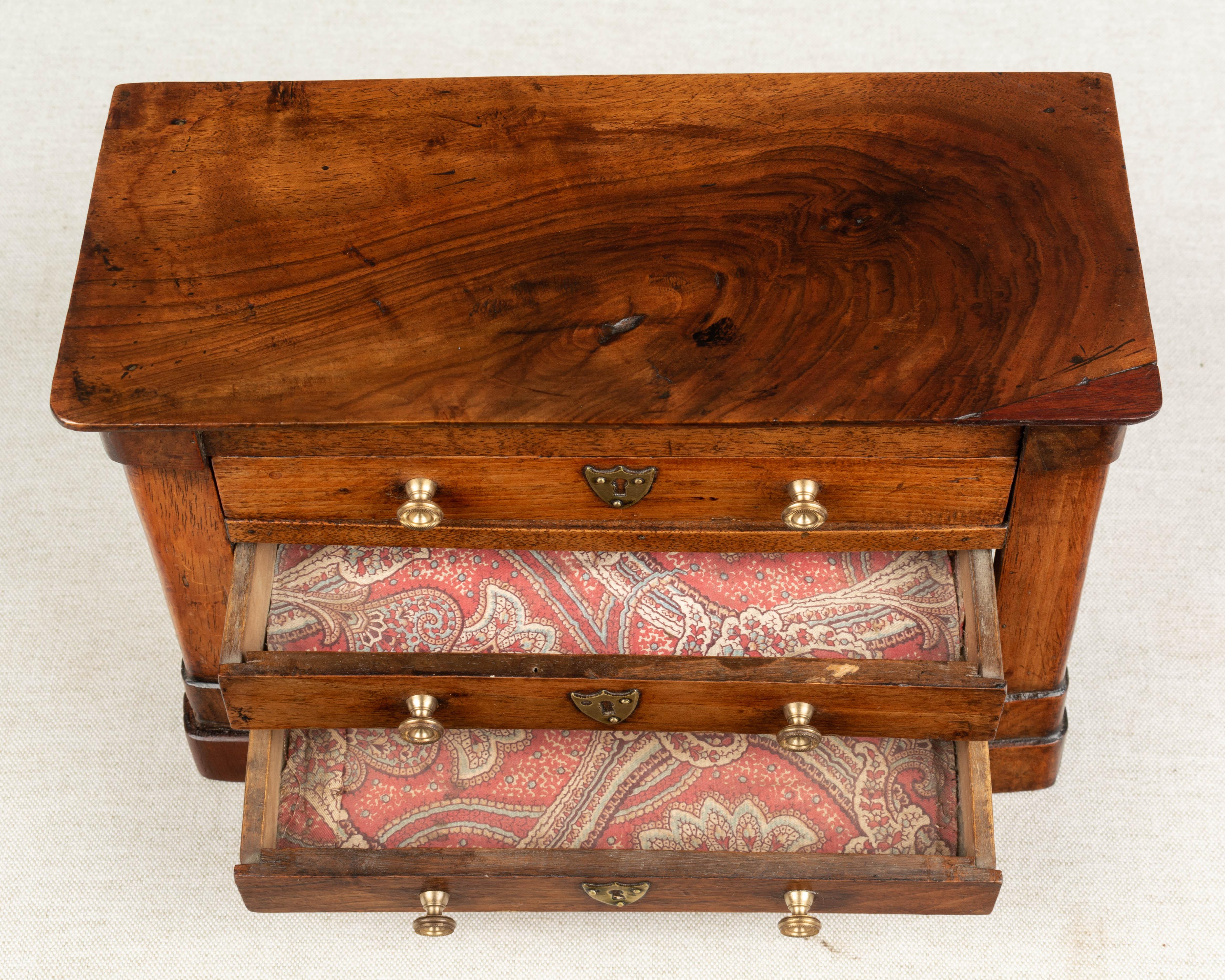 19th Century French Miniature Commode or Sampler 1