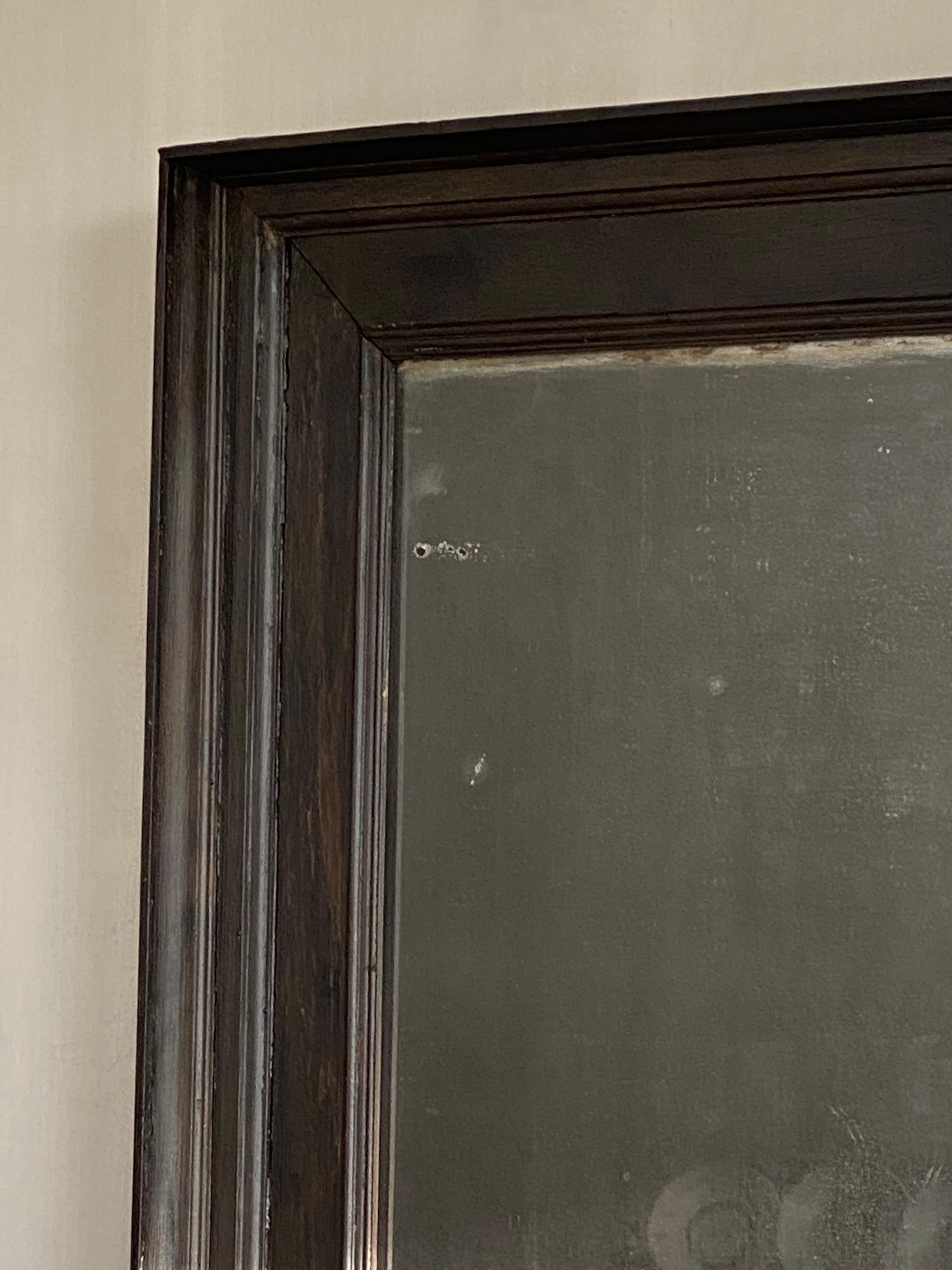 Minimalist 19th C French Mirror For Sale