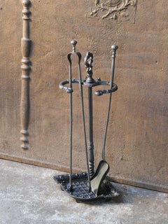 19th C. French Napoleon III Fire Companion Set