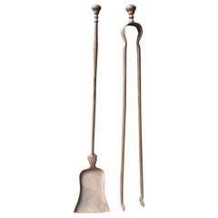 19th C. French Napoleon III Fire Companion Set