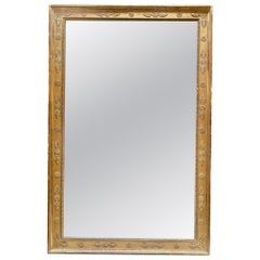 19th c. French Napoleon III Giltwood Mirror