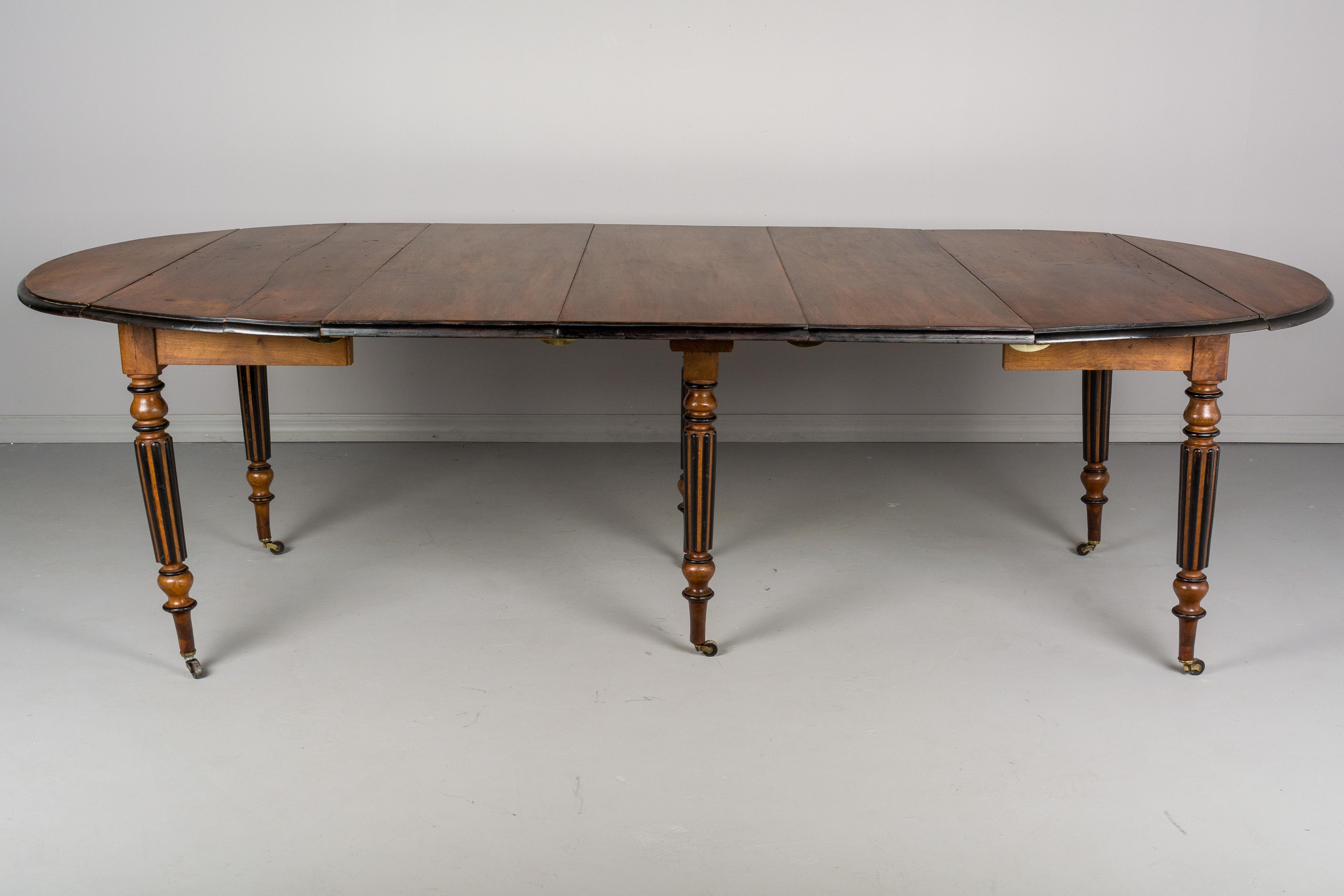 19th Century French Napoleon III Style Dining Table 10