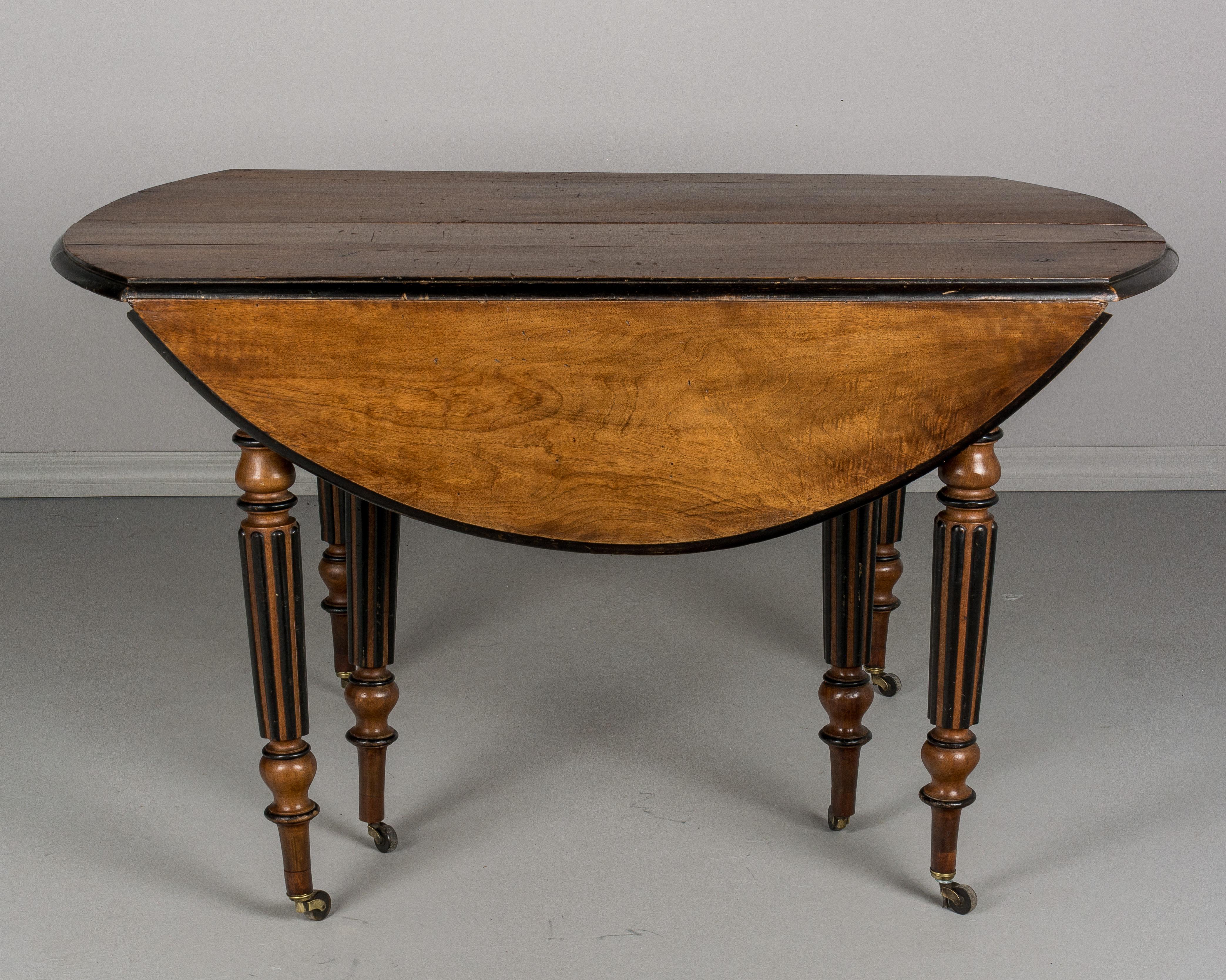 19th Century French Napoleon III Style Dining Table In Good Condition In Winter Park, FL