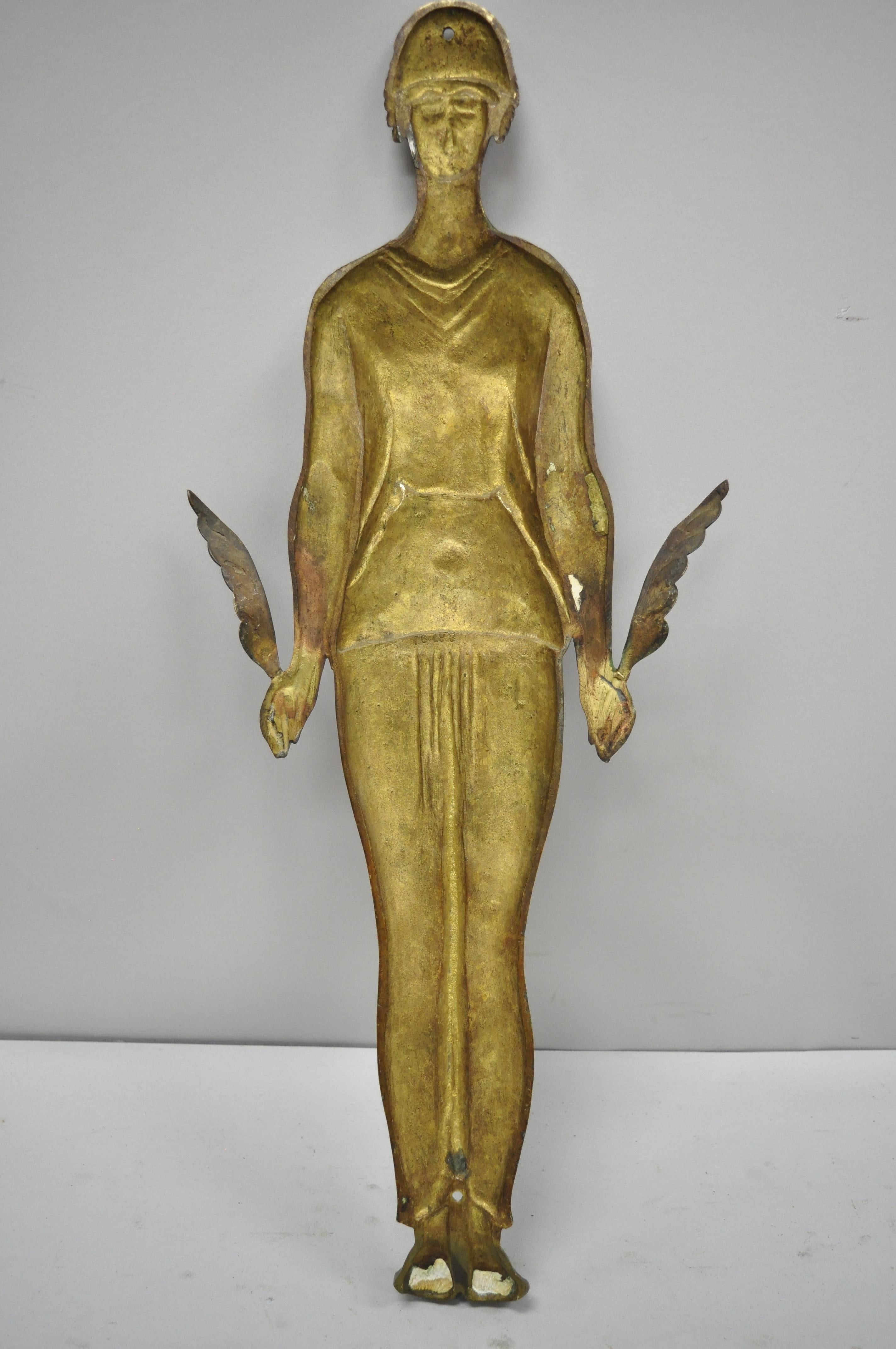 French Neoclassical Cast Bronze Figural Female Ormolu Furniture Mount 6