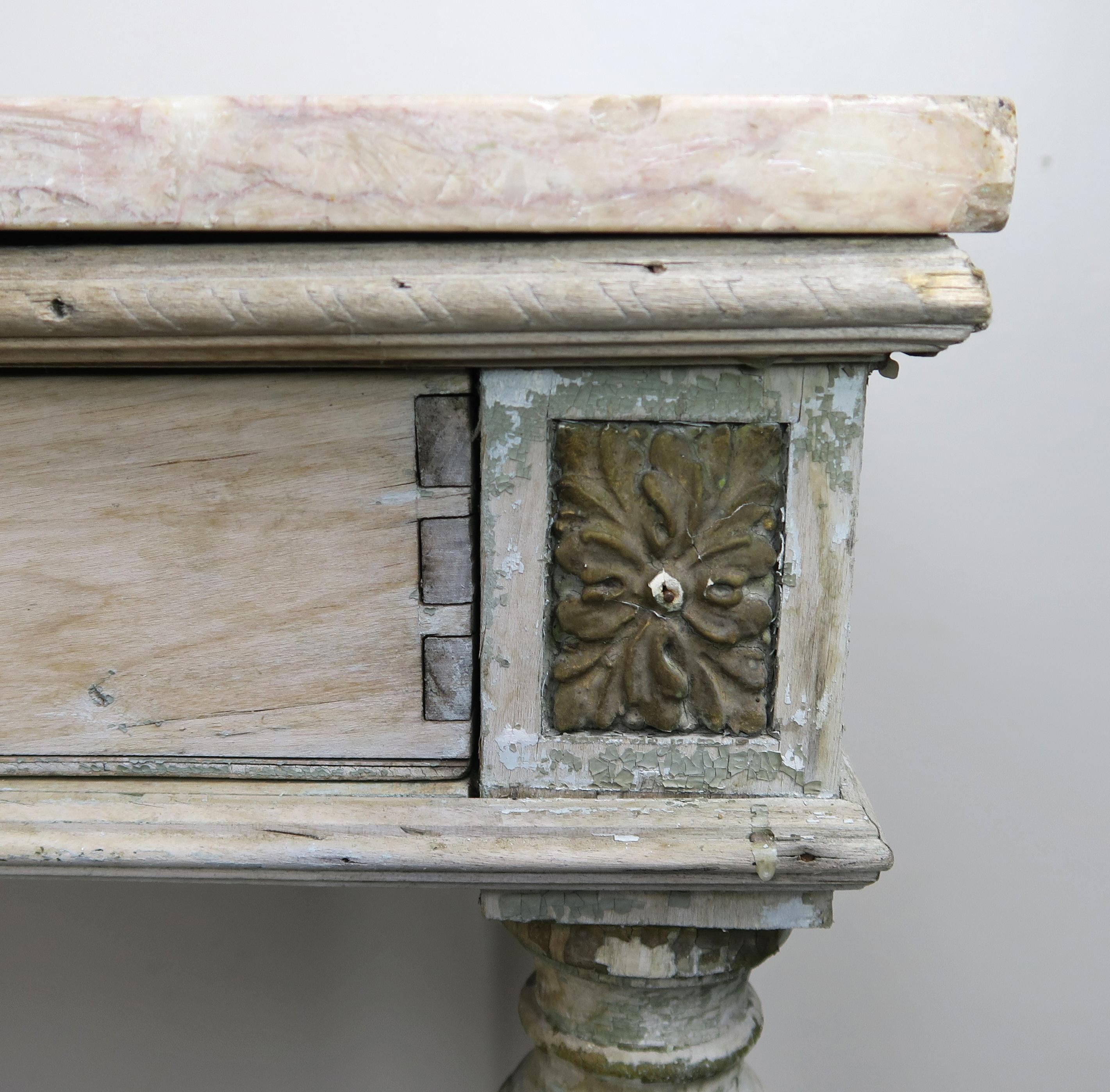 19th Century French Neoclassical Style Painted Desk/Writing Table 5