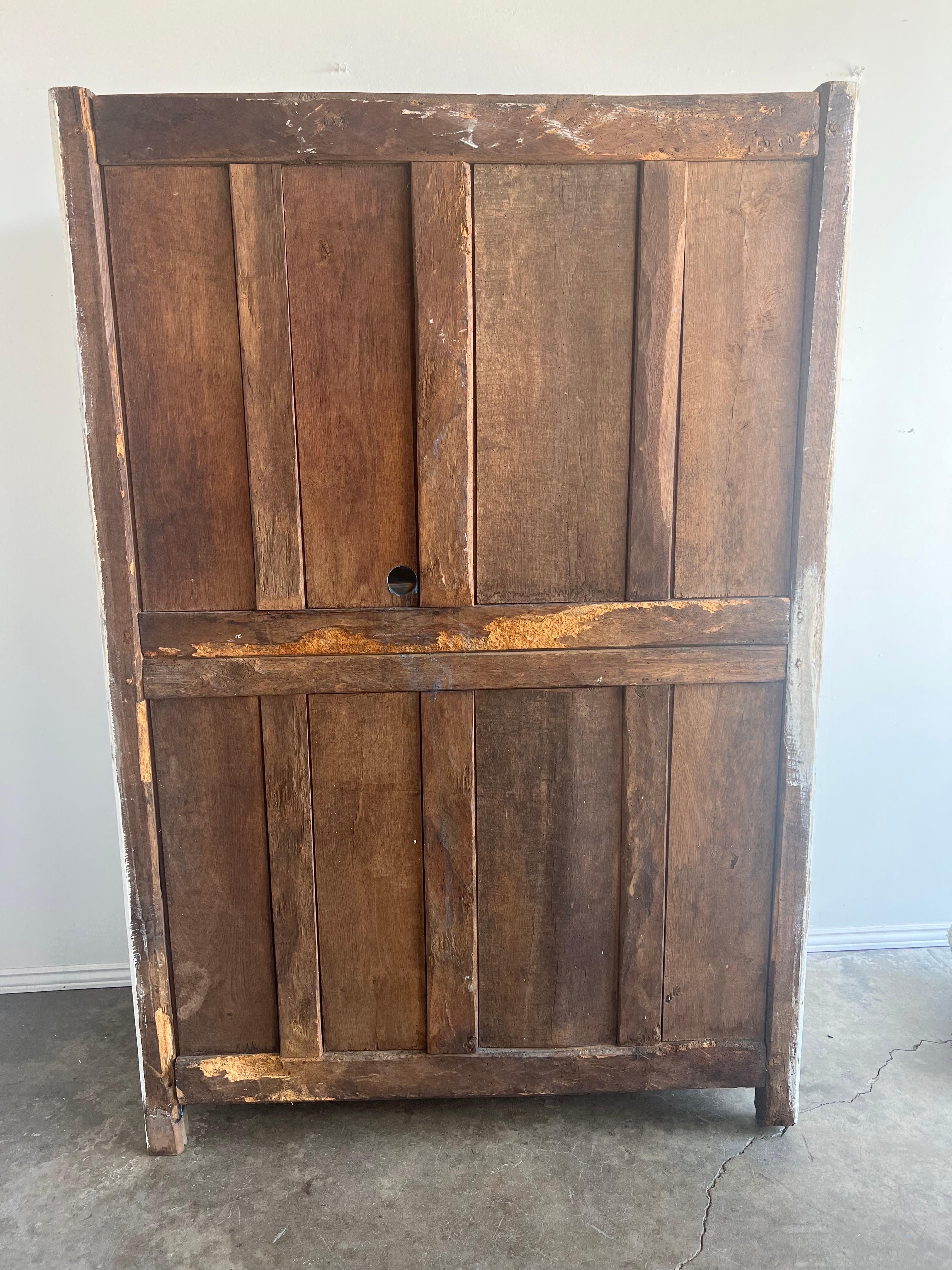 19th C. French Painted Armoire For Sale 14