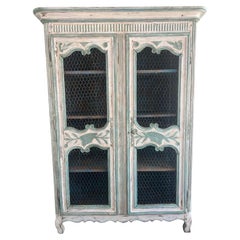 19th C. French Painted Armoire