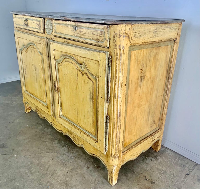 19th C. French Painted Buffet at 1stDibs