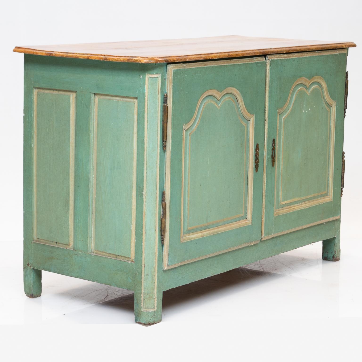 Louis XIV 19th Century French Painted Buffet