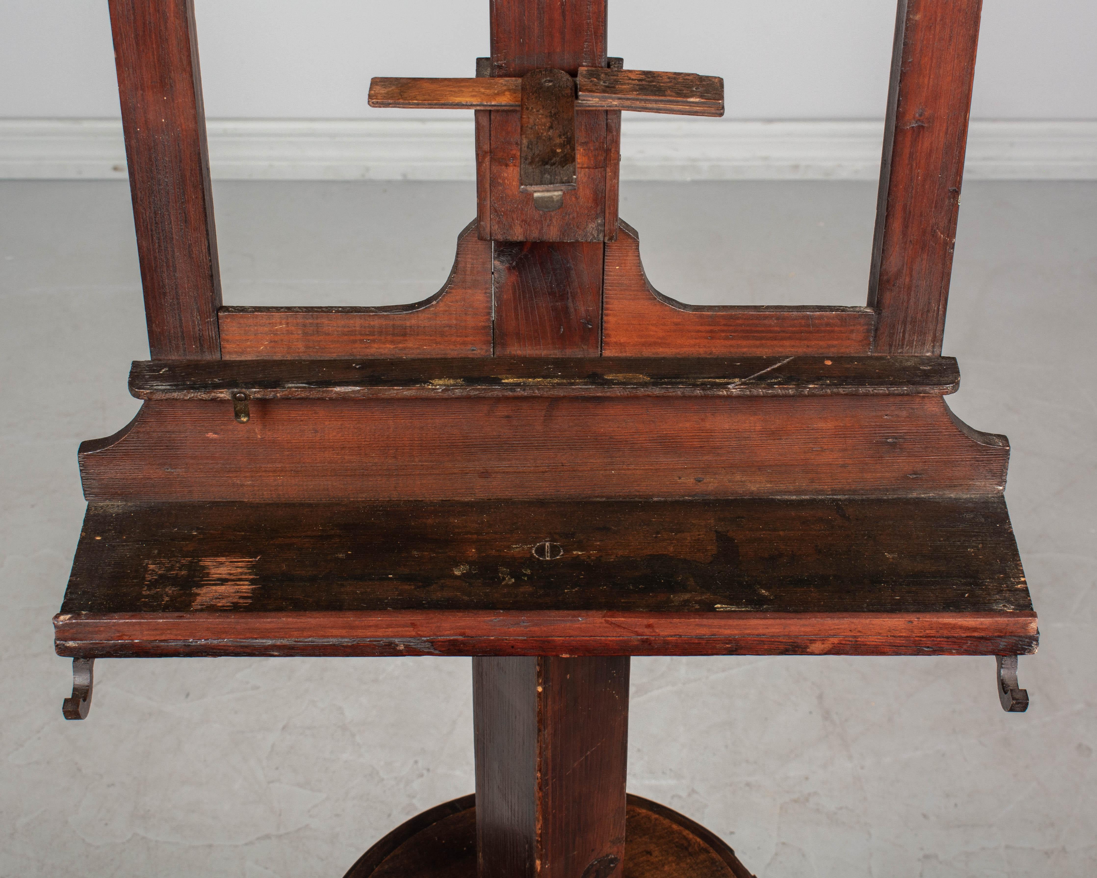 19th Century French Painter's Display Easel 8