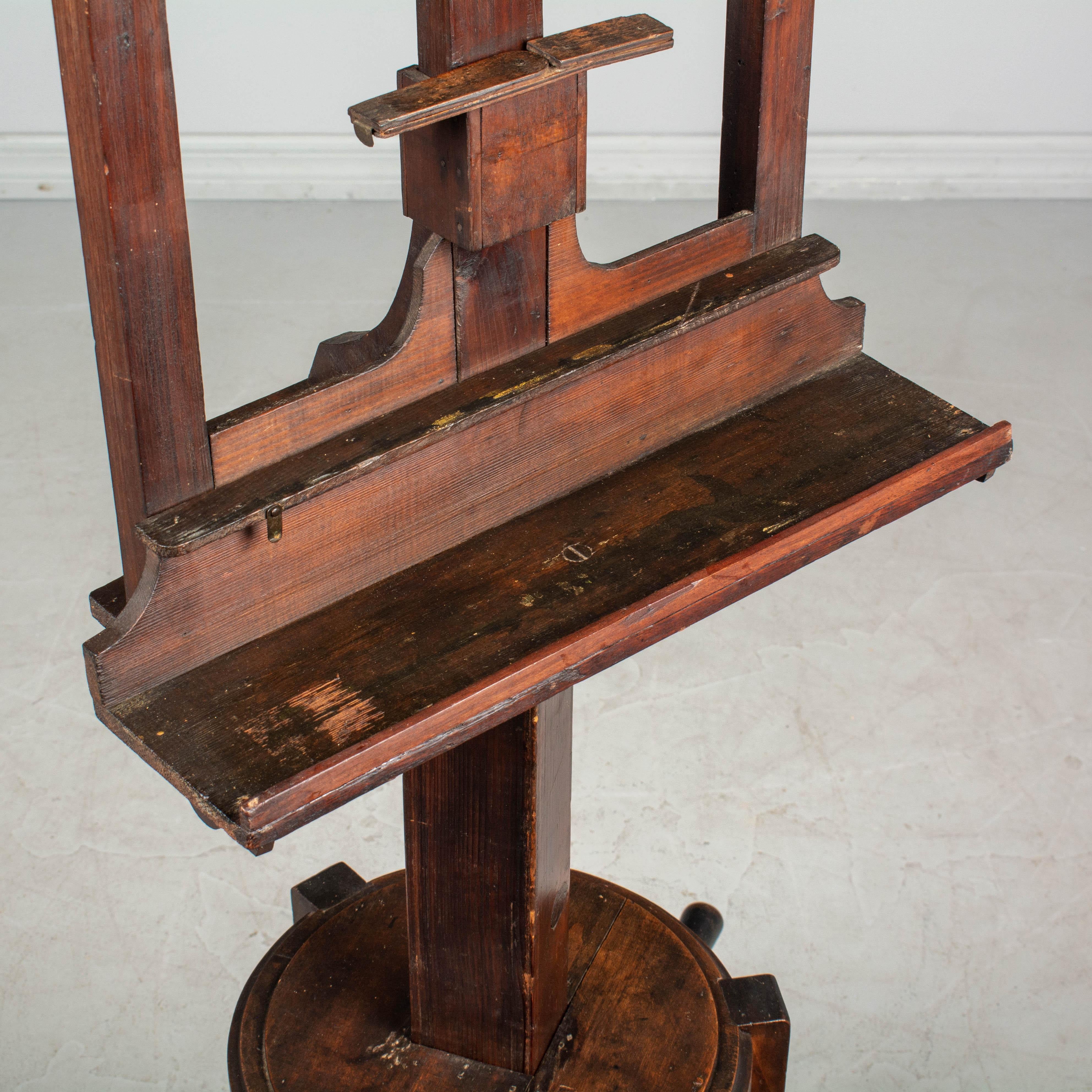 19th Century French Painter's Display Easel 9