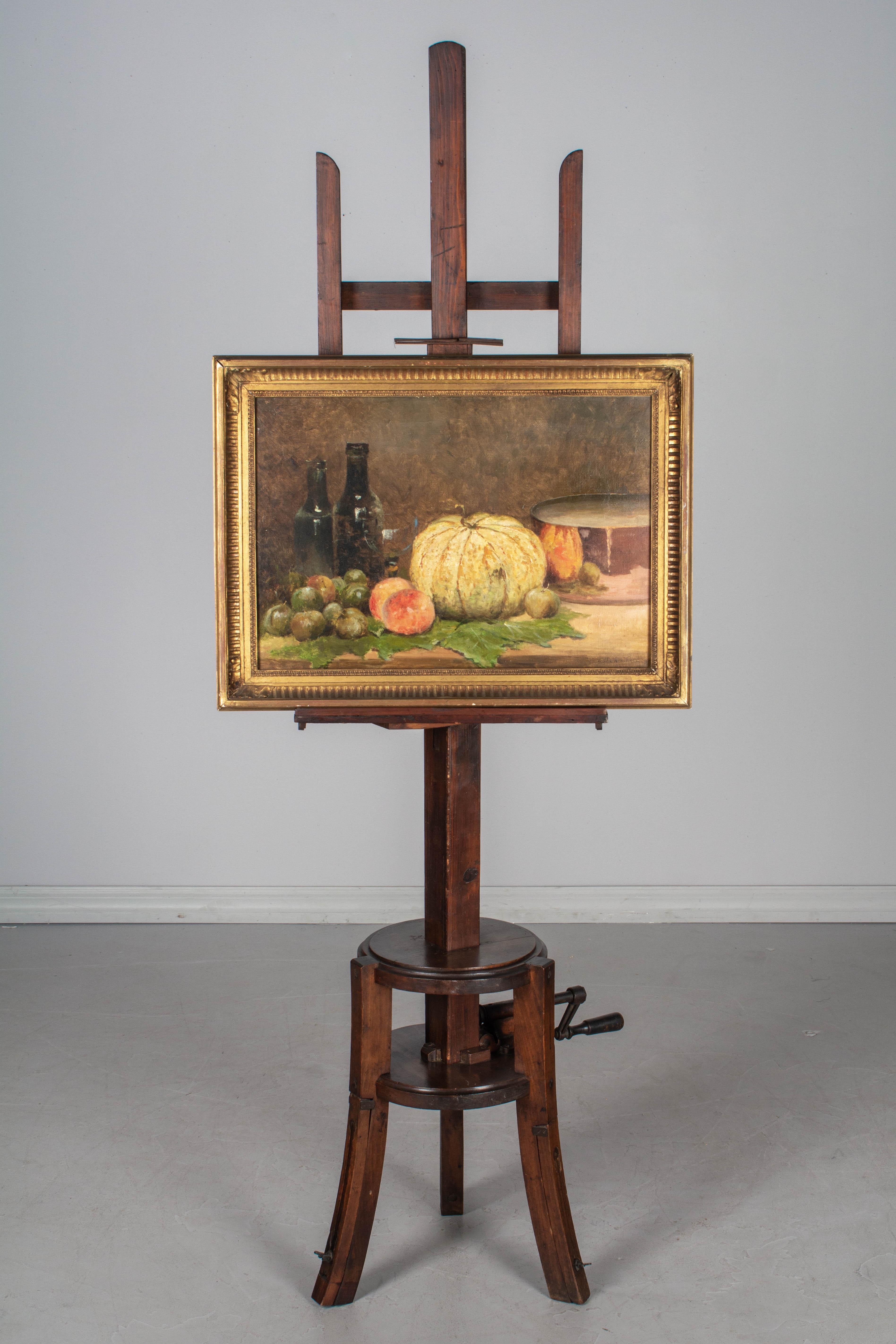 Iron 19th Century French Painter's Display Easel