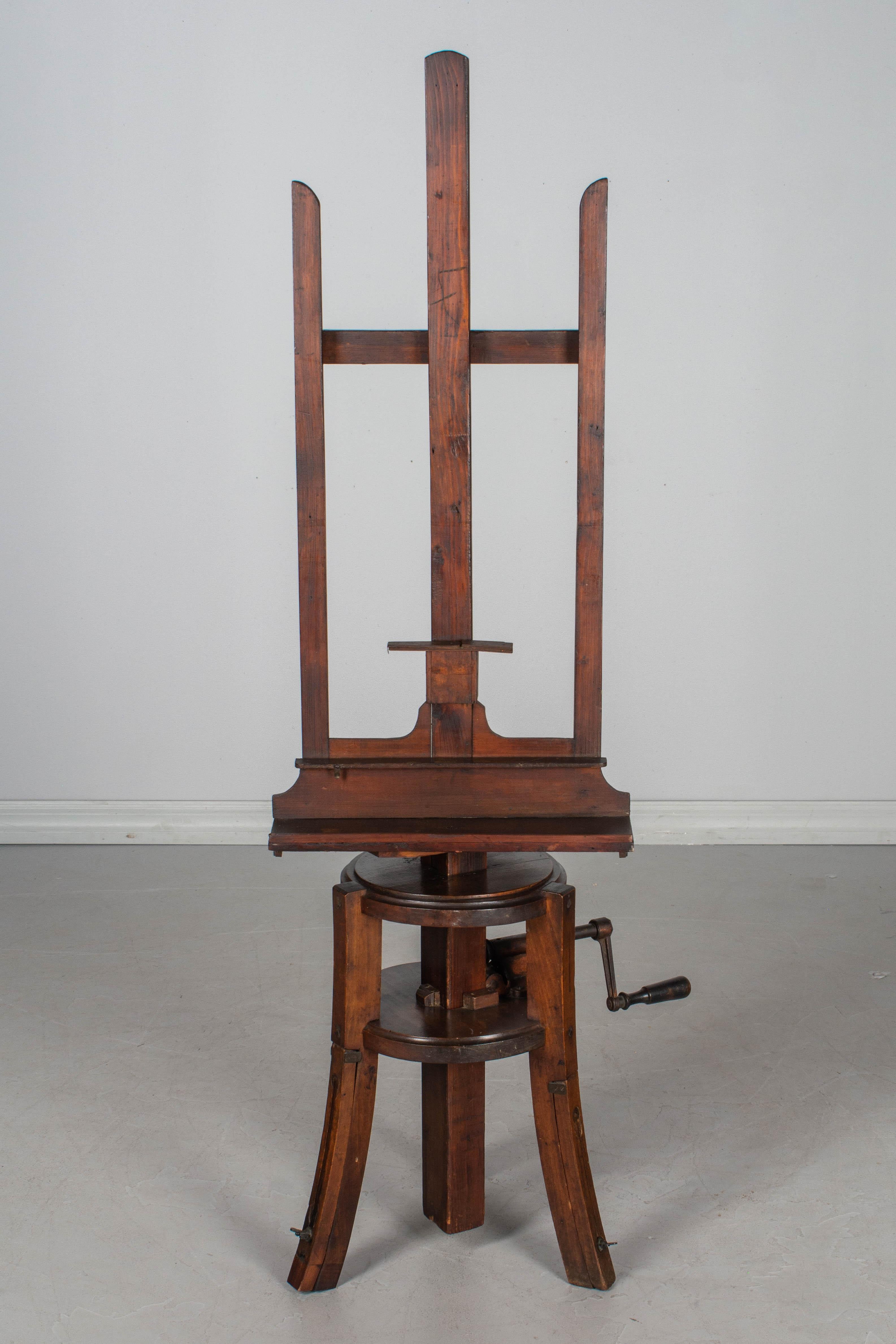 19th Century French Painter's Display Easel 1