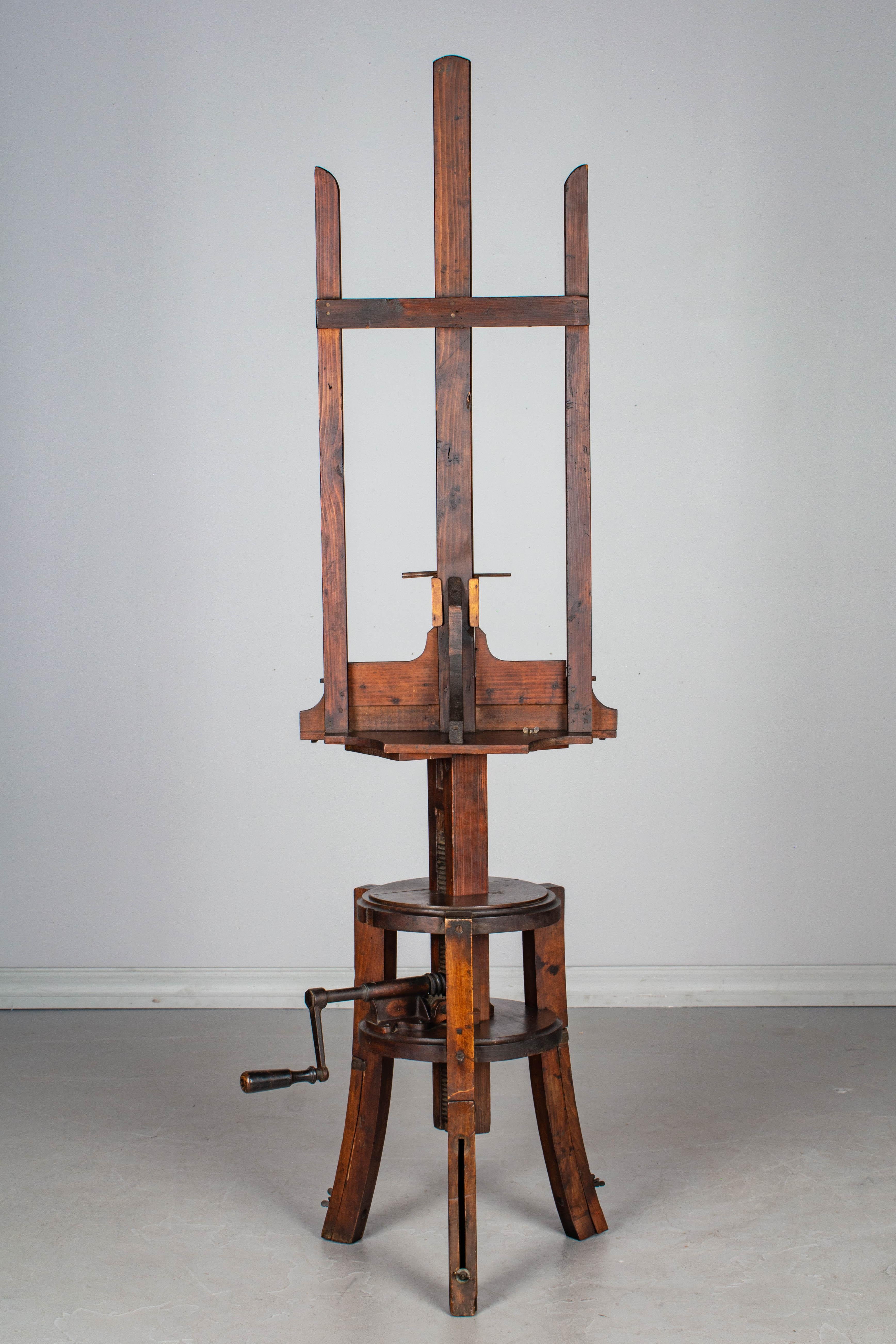 19th Century French Painter's Display Easel 4
