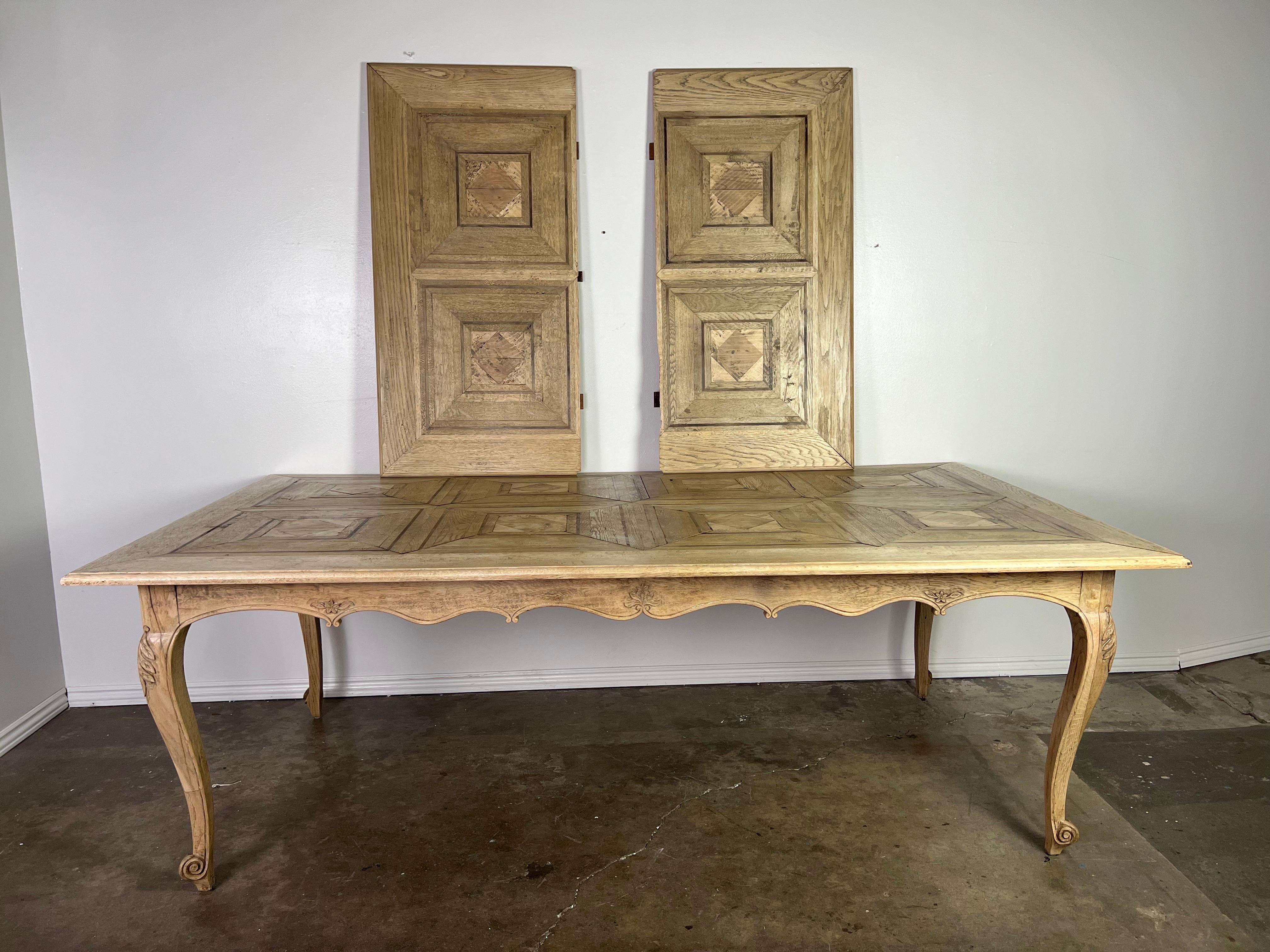 19th Century French Parquetry Dining Table For Sale 13
