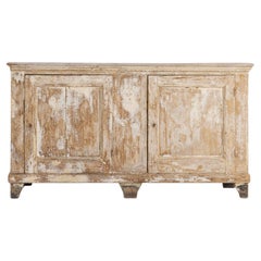 19th C. French Provincial Chic Enfilade in Original Paint