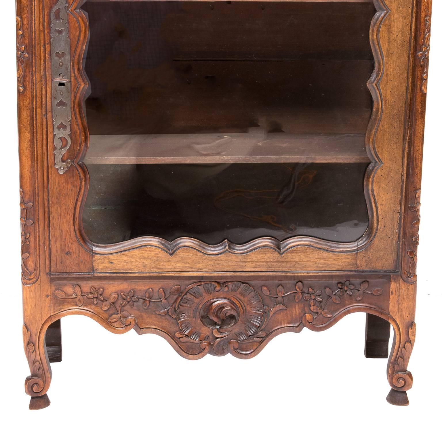 19th Century French Provincial Hanging Cabinet 2