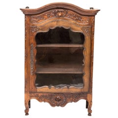 19th Century French Provincial Hanging Cabinet