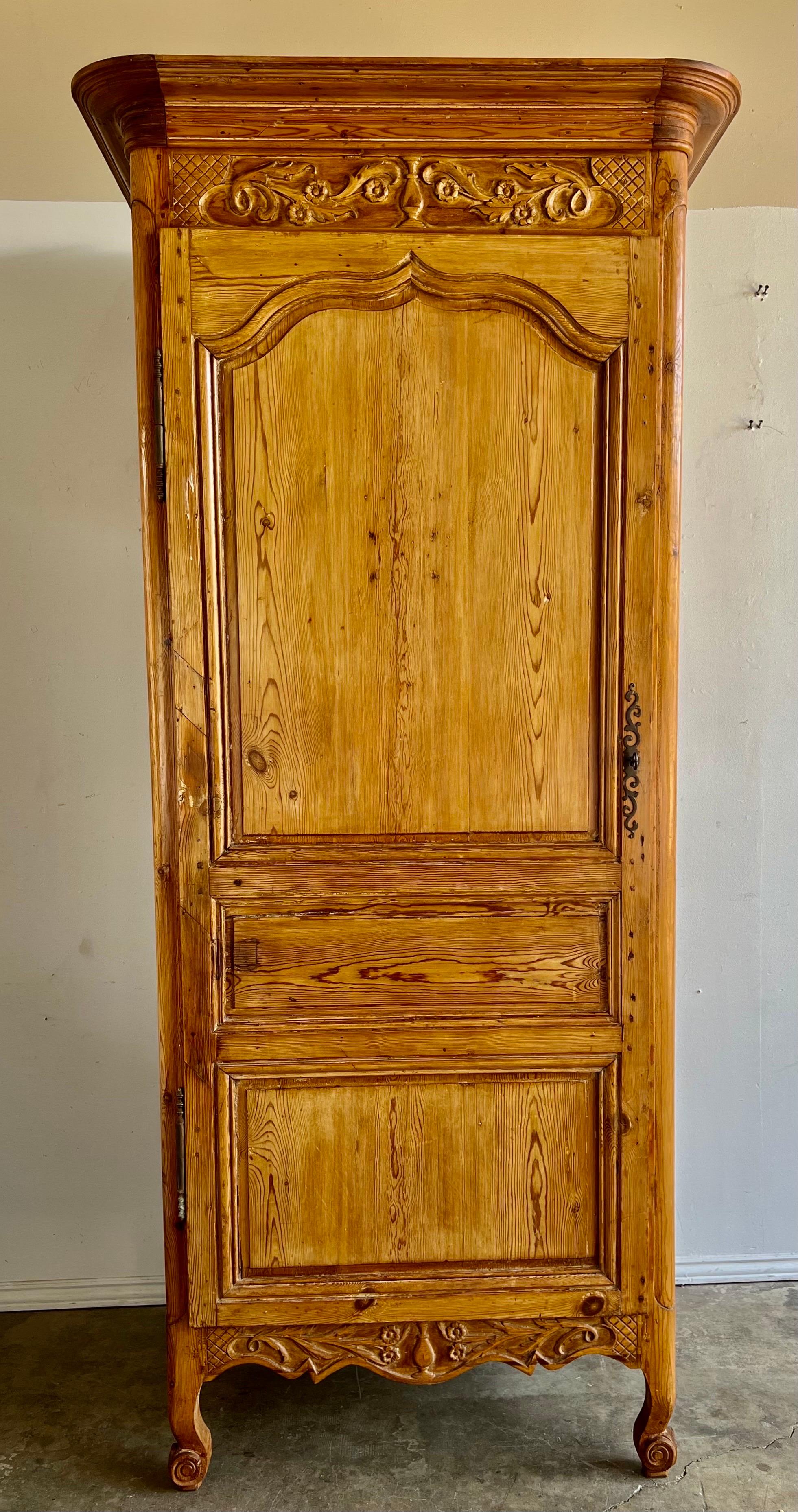 19th C. French Provincial Style Cabinet For Sale 7