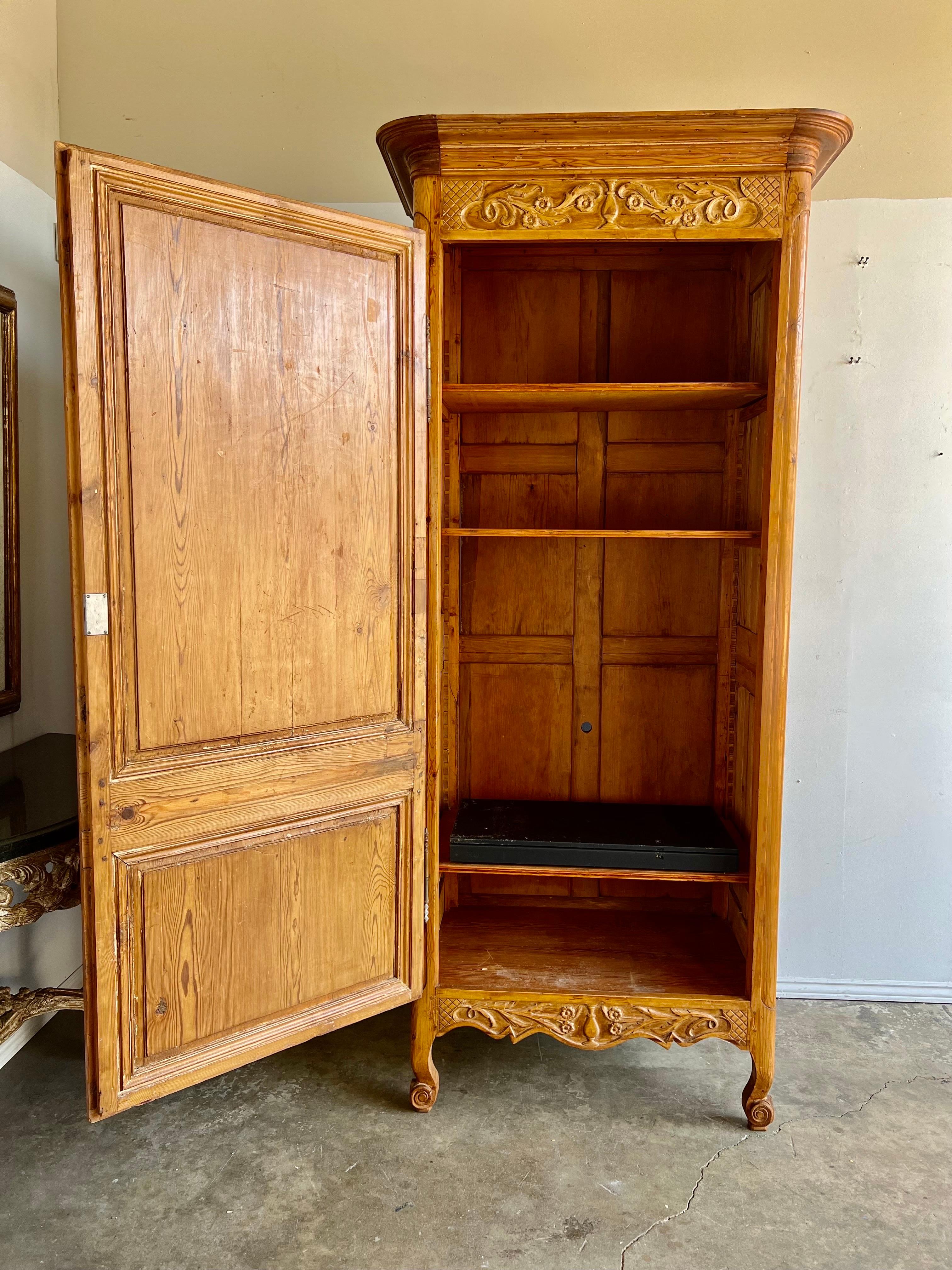 19th C. French Provincial Style Cabinet For Sale 2