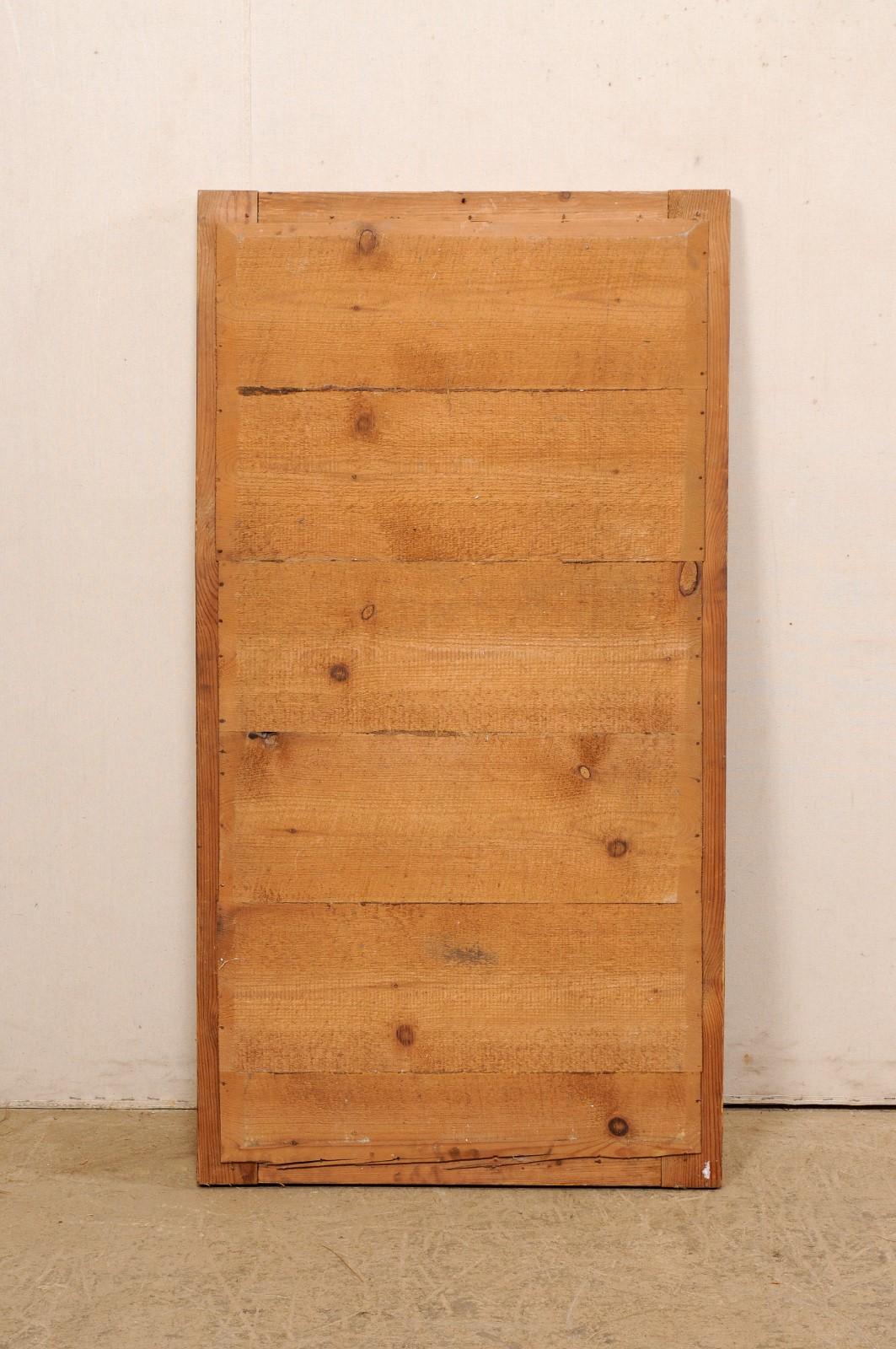 Französischer rechteckiger, geschnitzter und vergoldeter Holzspiegel aus dem 19. im Angebot 7