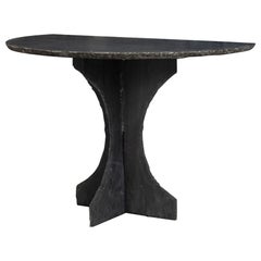 19th c. French Slate Demilune Console Table 19th c. French Slate Demilune Console Table