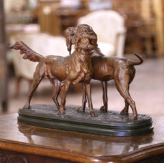 A.I.C. Scultura di caccia francese del XIX secolo nello stile di Jules Moigniez