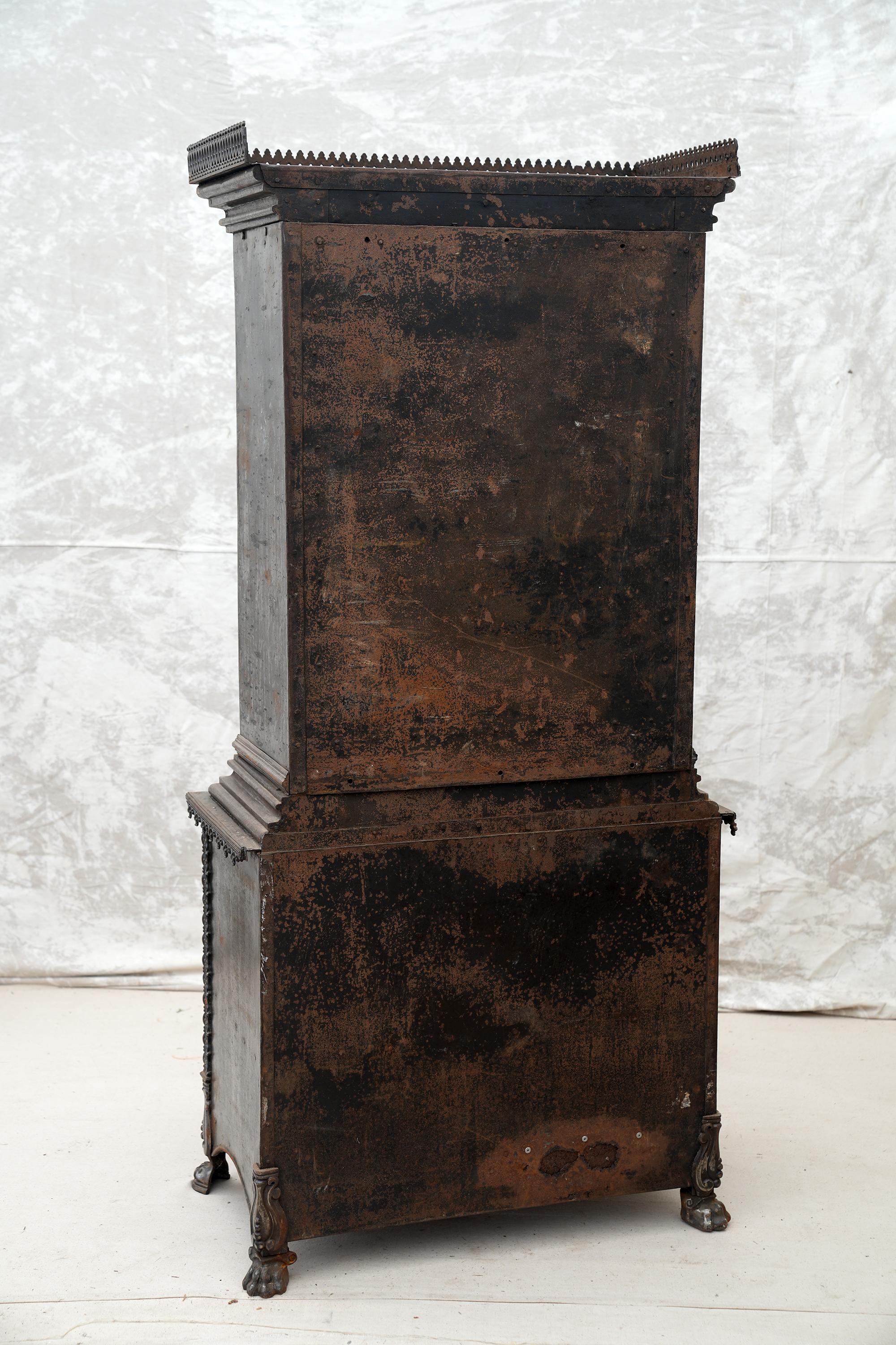 19th C. French Steel Safe Cabinet 6