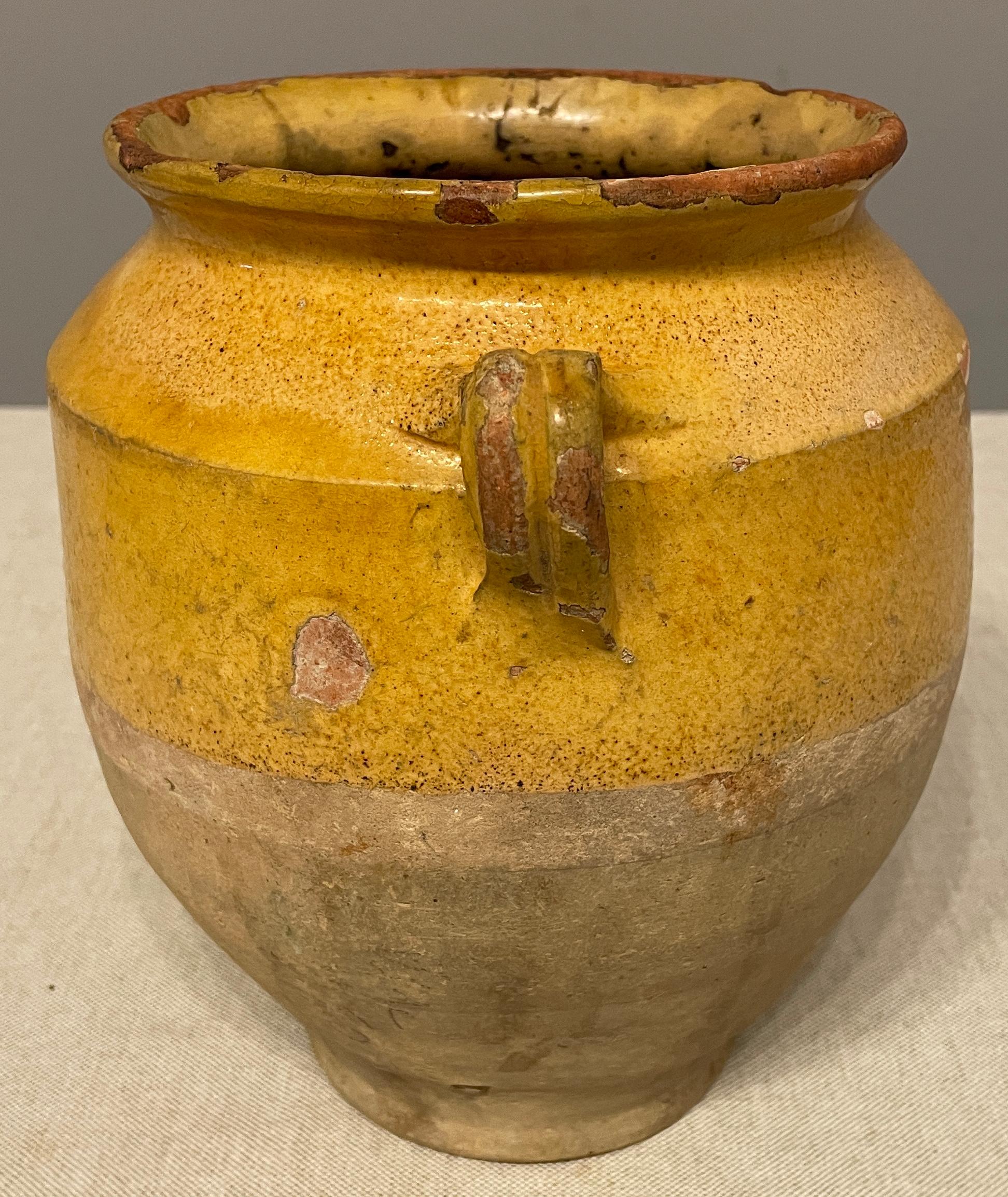 European 19th C. French Terracotta Confit Pot