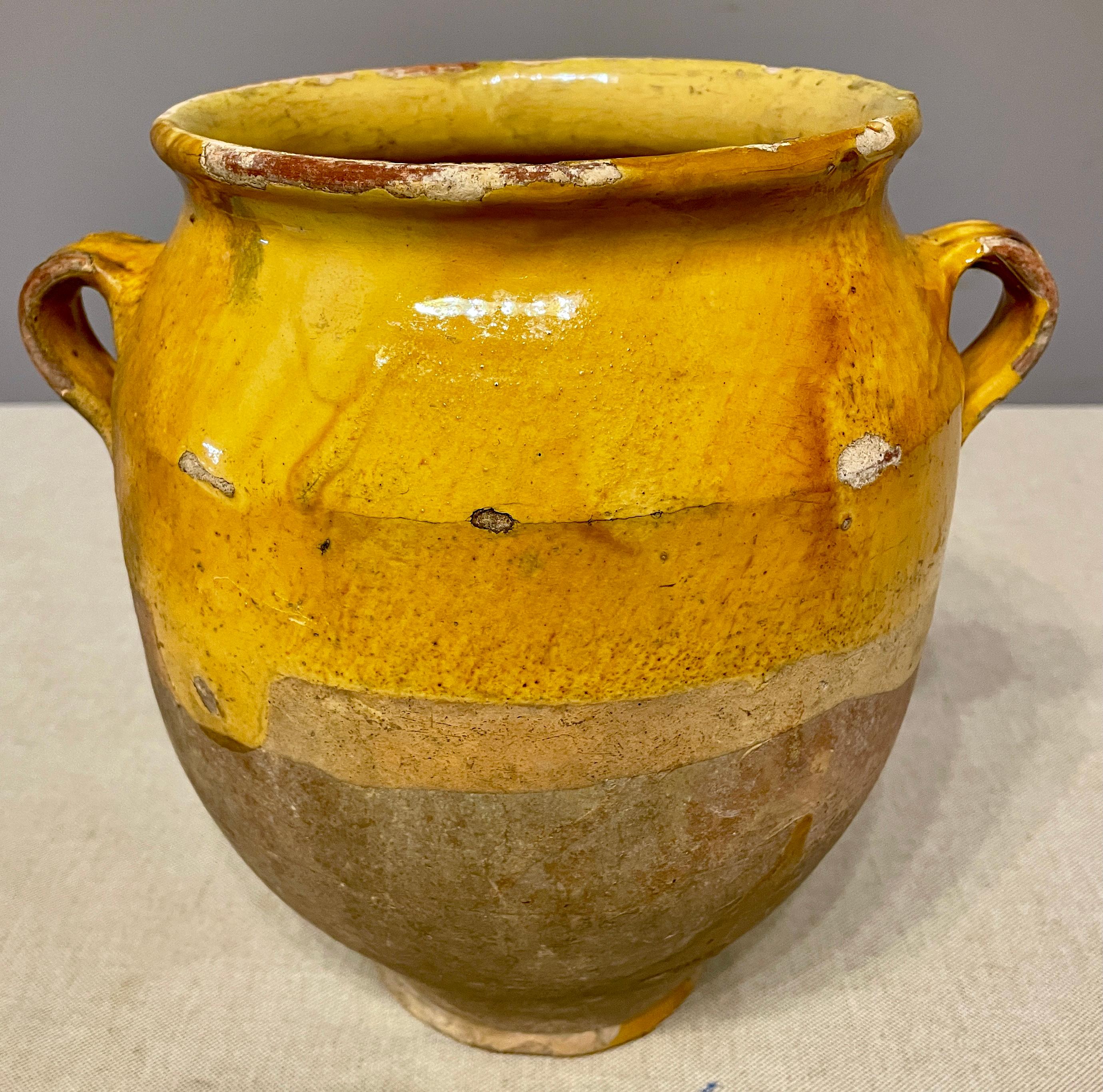 19th Century 19th C. French Terracotta Confit Pot